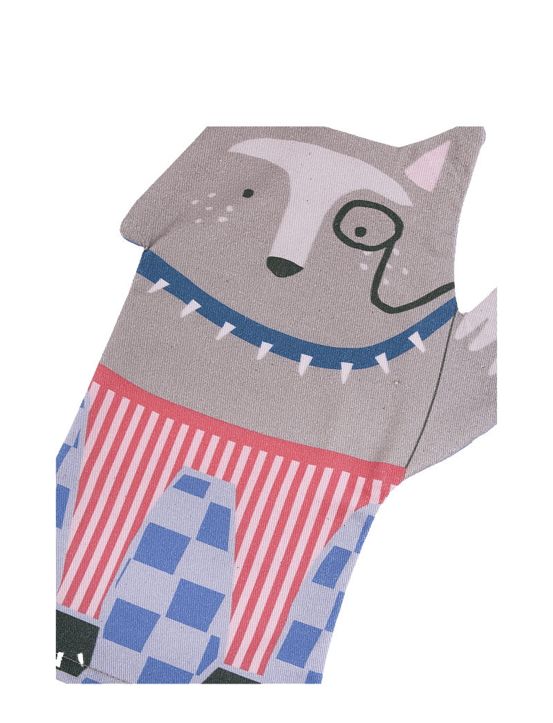 NOBODINOZ - VIBES WOLFY PUPPET - rollespil til børn - wolf - 2