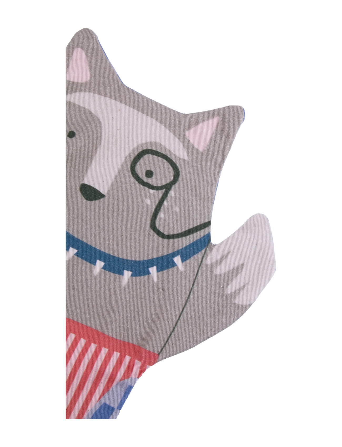 NOBODINOZ - VIBES WOLFY PUPPET - rollelek for barn - wolf - 3