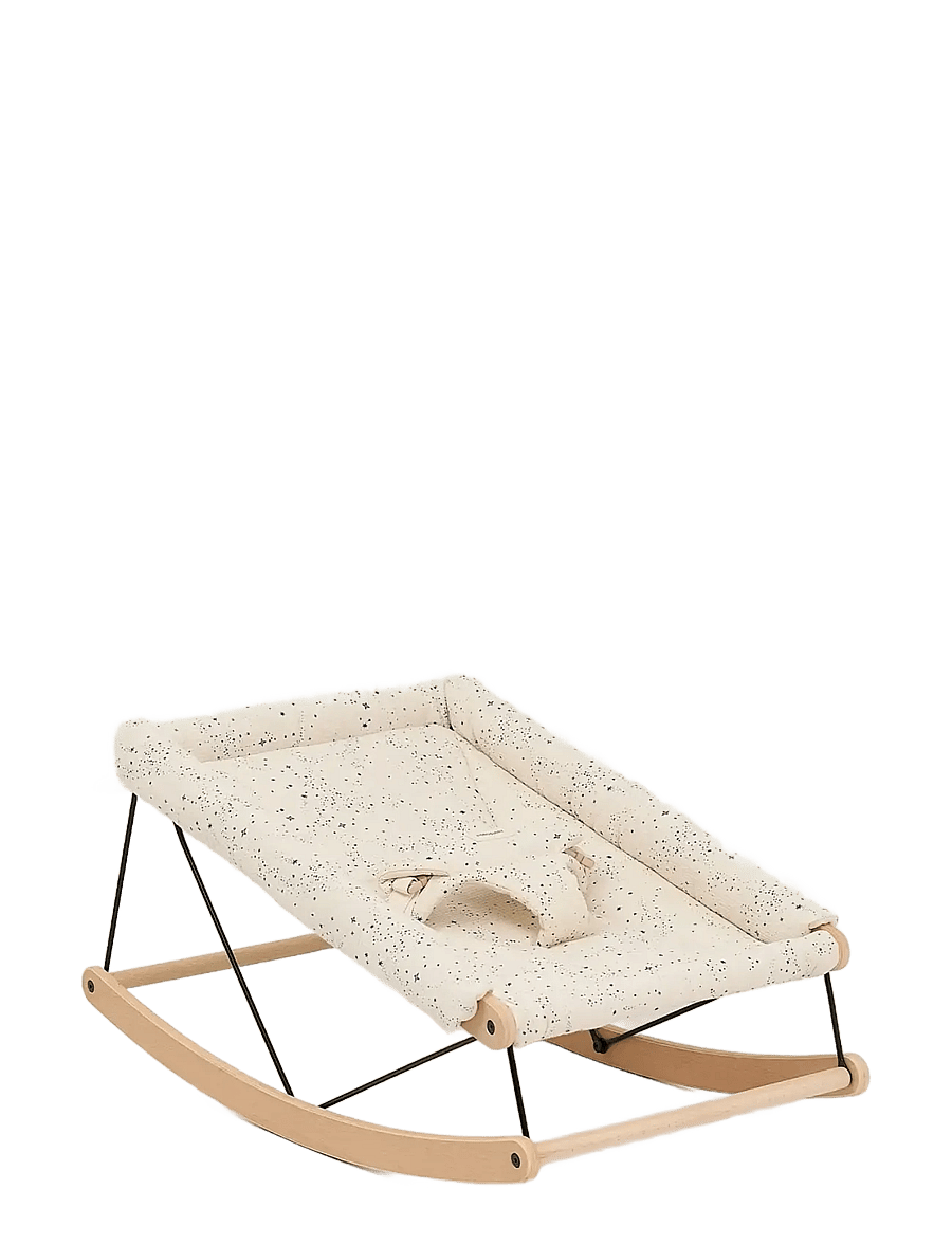 NOBODINOZ - Baby bouncer Growing Green - mazuļu šūpuļkrēsliņi - blue milky way - 0