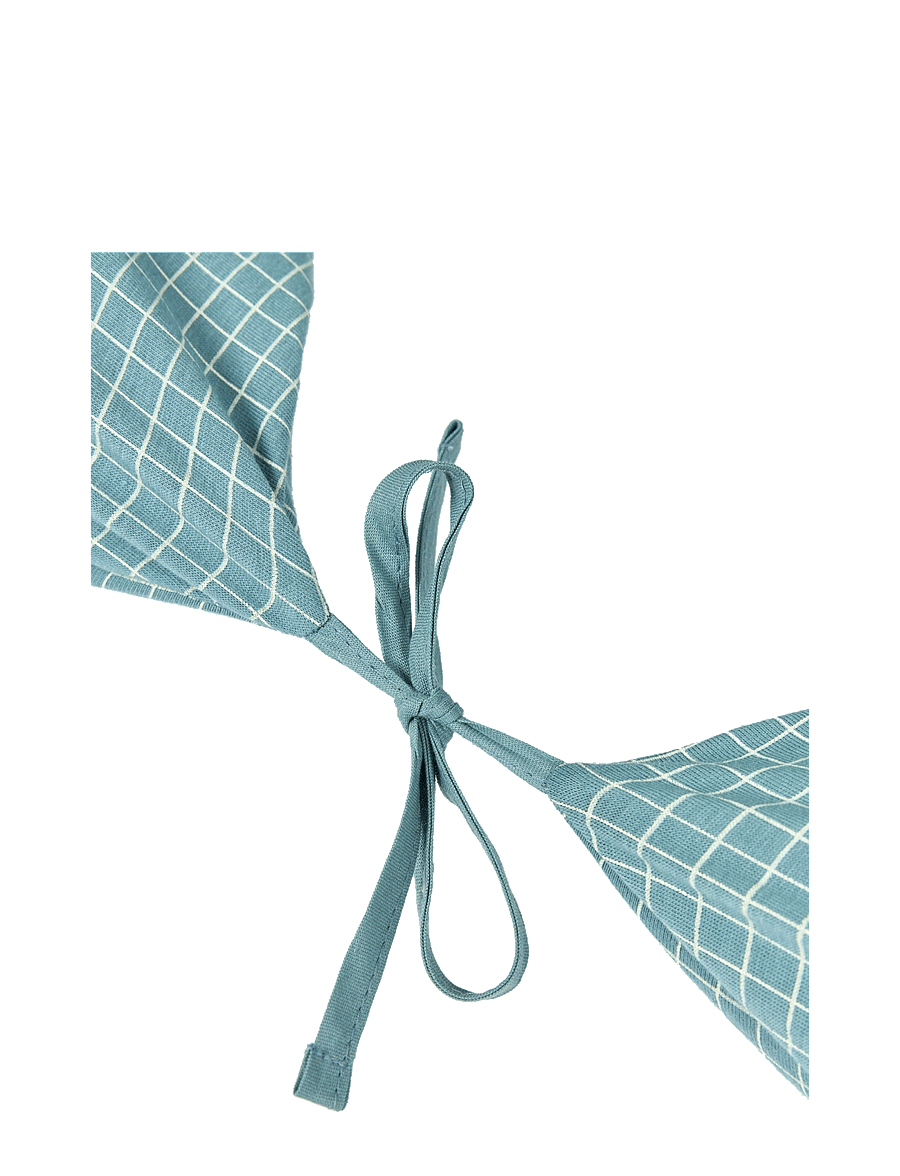 NOBODINOZ - KIT STORIES LTD MATERNITY PILLOW_COVER TEAL CREAM GRID - imetystyynyt - teal cream grid - 2