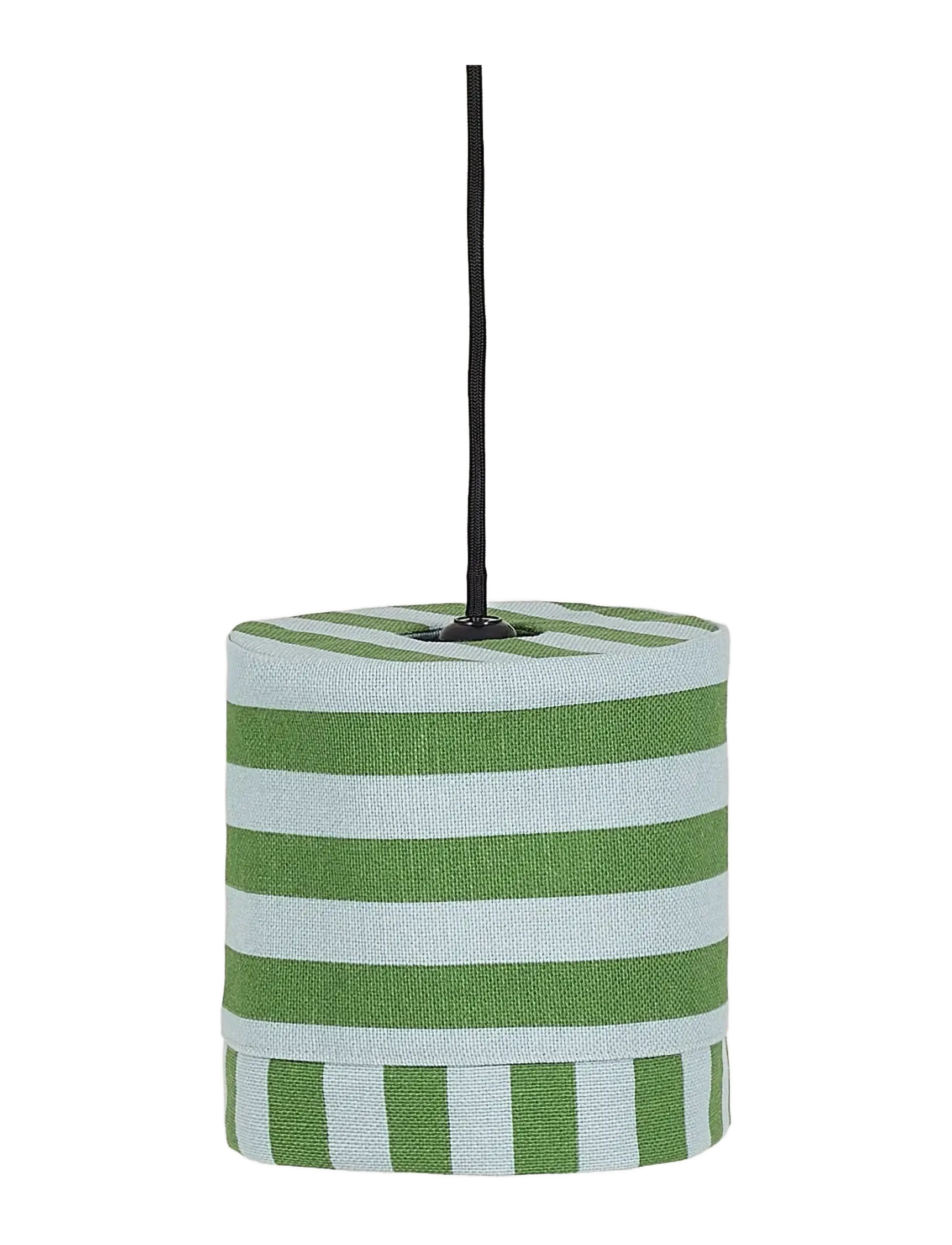 NOBODINOZ Pendant Lampshade Diam. 20Cm Linda, One Size x 20, Lighting, Grün - Lamp Shades, Homeware