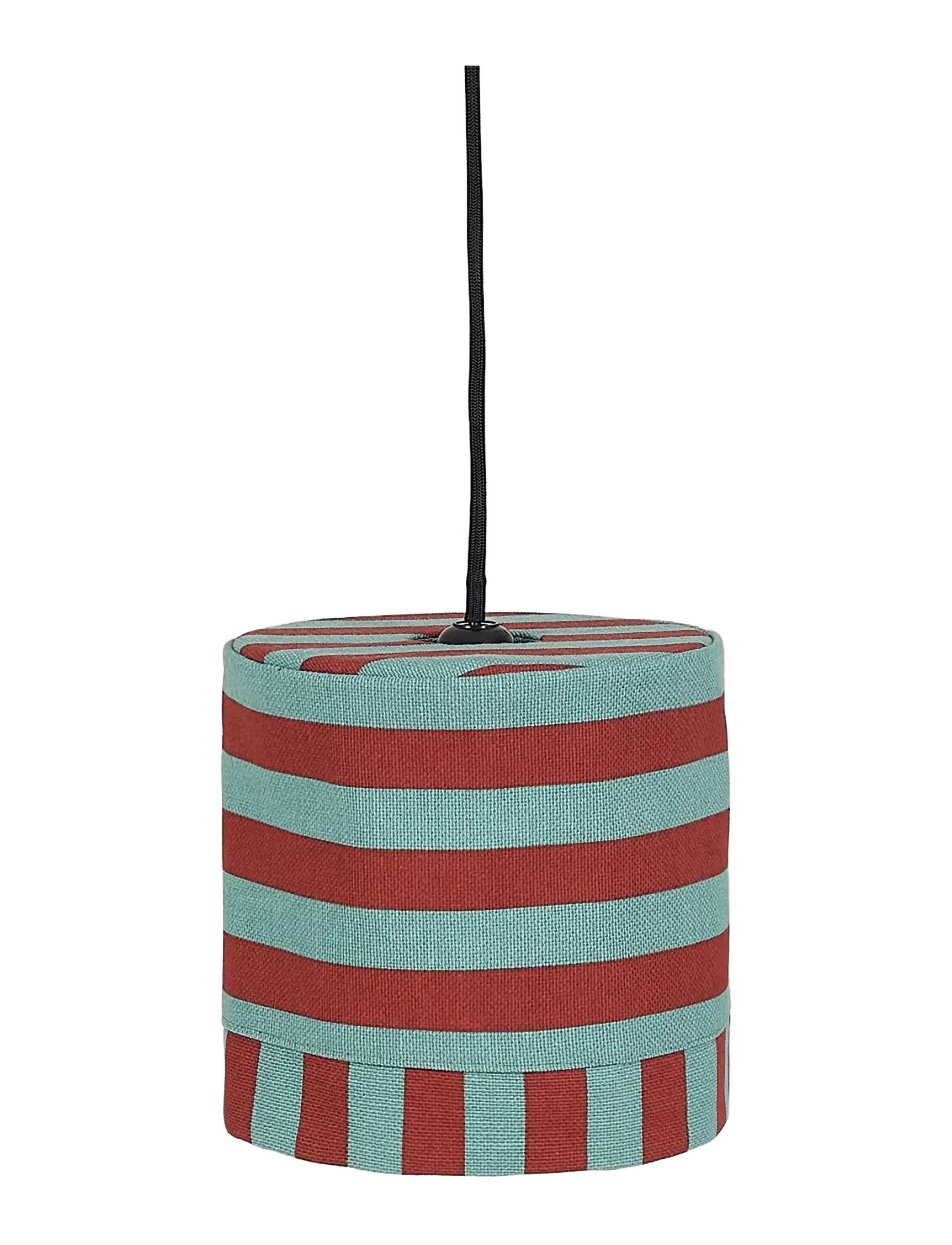 NOBODINOZ Pendant Lampshade Diam. 20Cm Linda, One Size x 20, Lighting, Blau - Lamp Shades, Homeware
