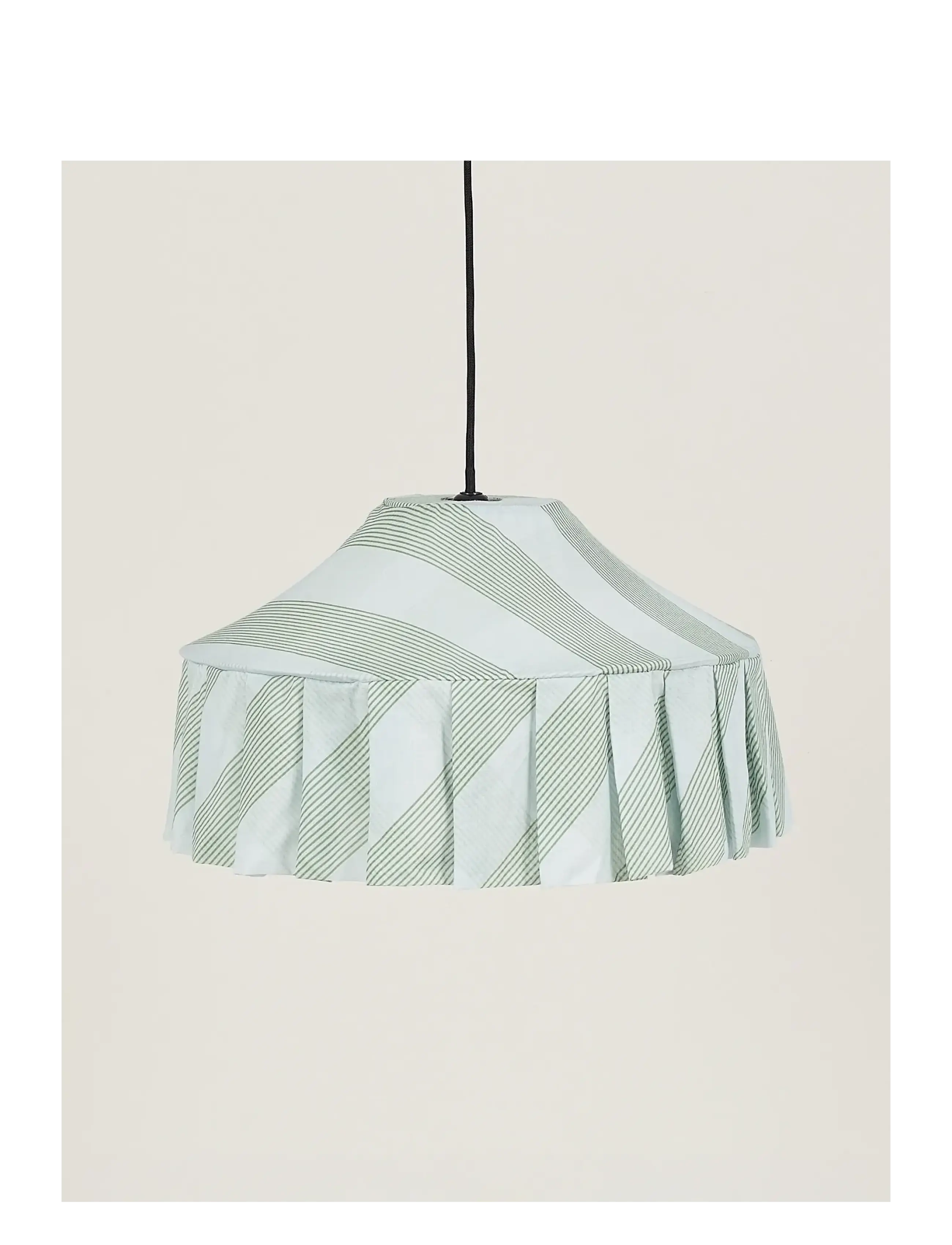 NOBODINOZ Pendant Lampshade Diam. 50Cm Nicole, Pendellampe, Grøn, Str: ONE SIZE x 50