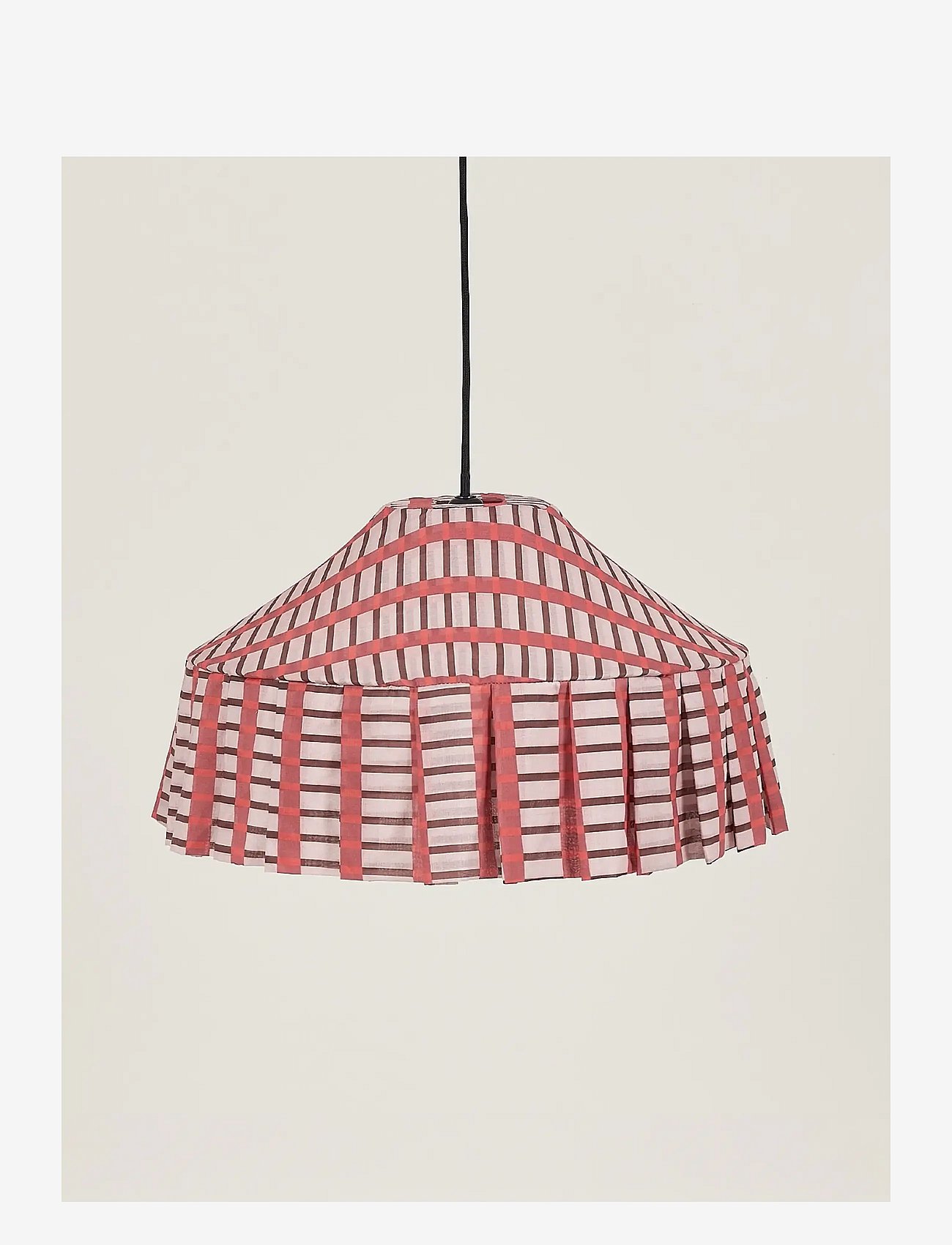 NOBODINOZ Pendant Lampshade Diam. 50Cm Nicole - Red - ONE SIZE x 50