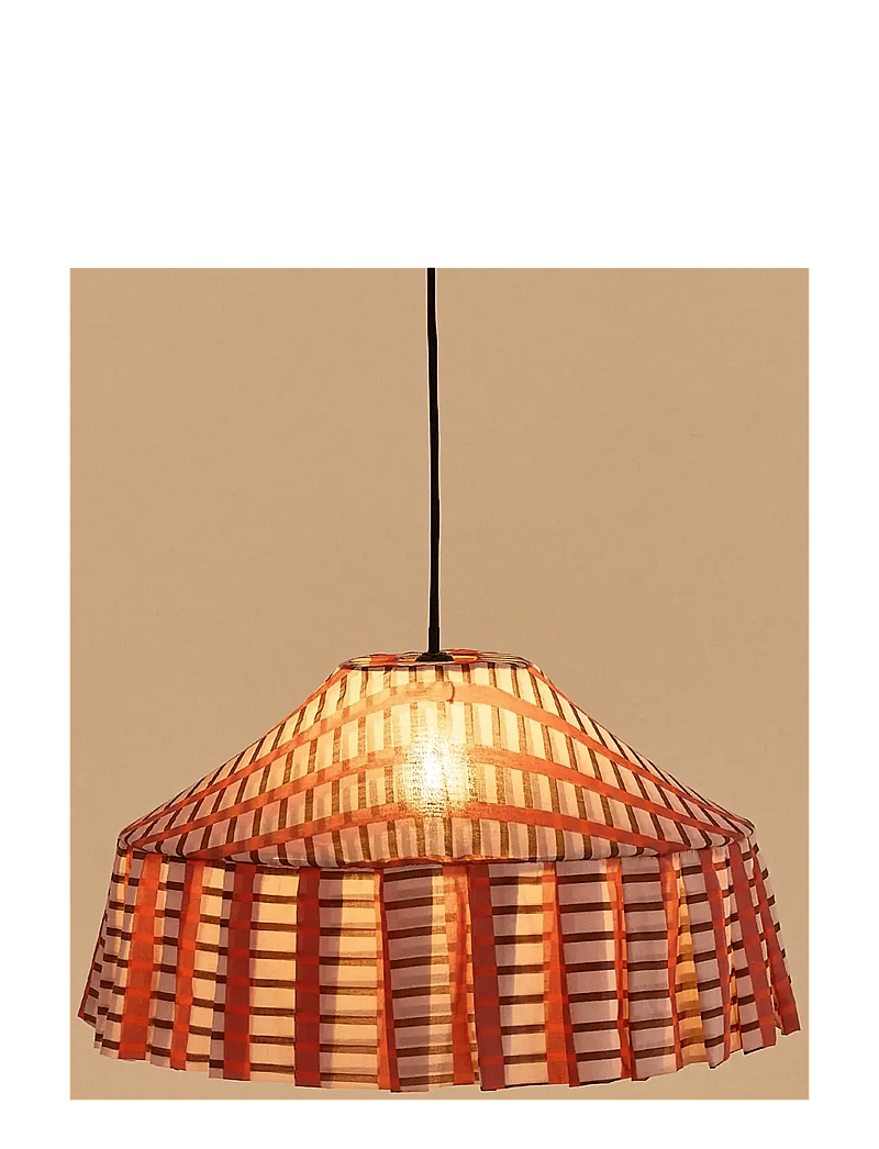 NOBODINOZ - Pendant lampshade diam. 50cm Nicole - pendellampen - red brown mosaic - 2