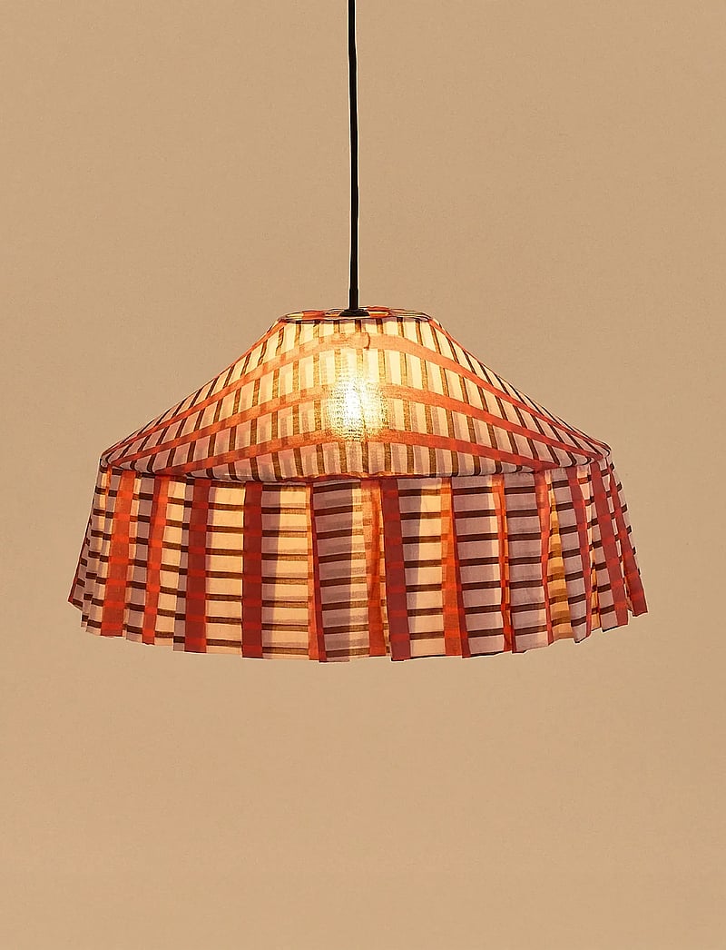 NOBODINOZ - Pendant lampshade diam. 50cm Nicole - pendellampen - red brown mosaic - 0