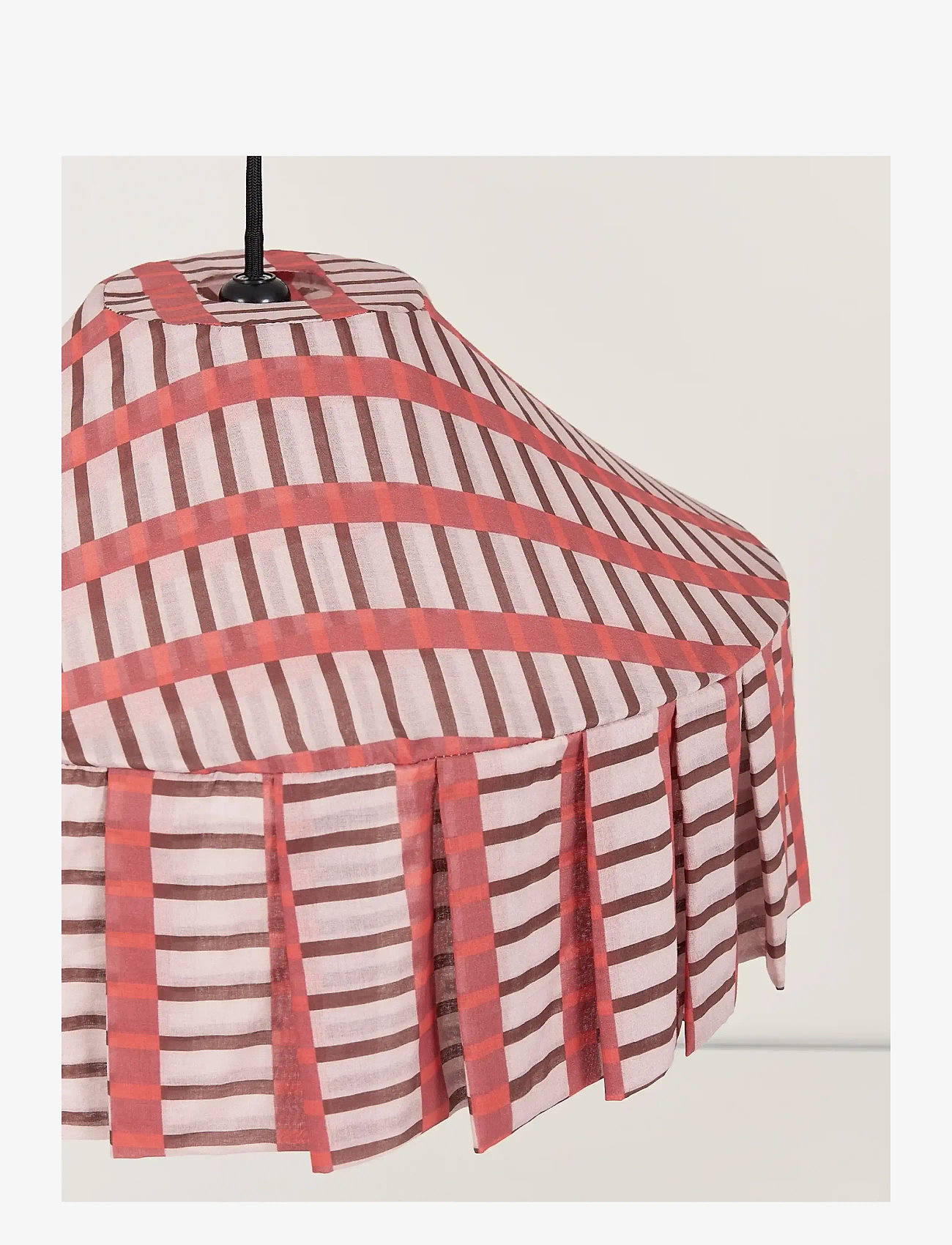 NOBODINOZ - Pendant lampshade diam. 50cm Nicole - pendellampen - red brown mosaic - 3