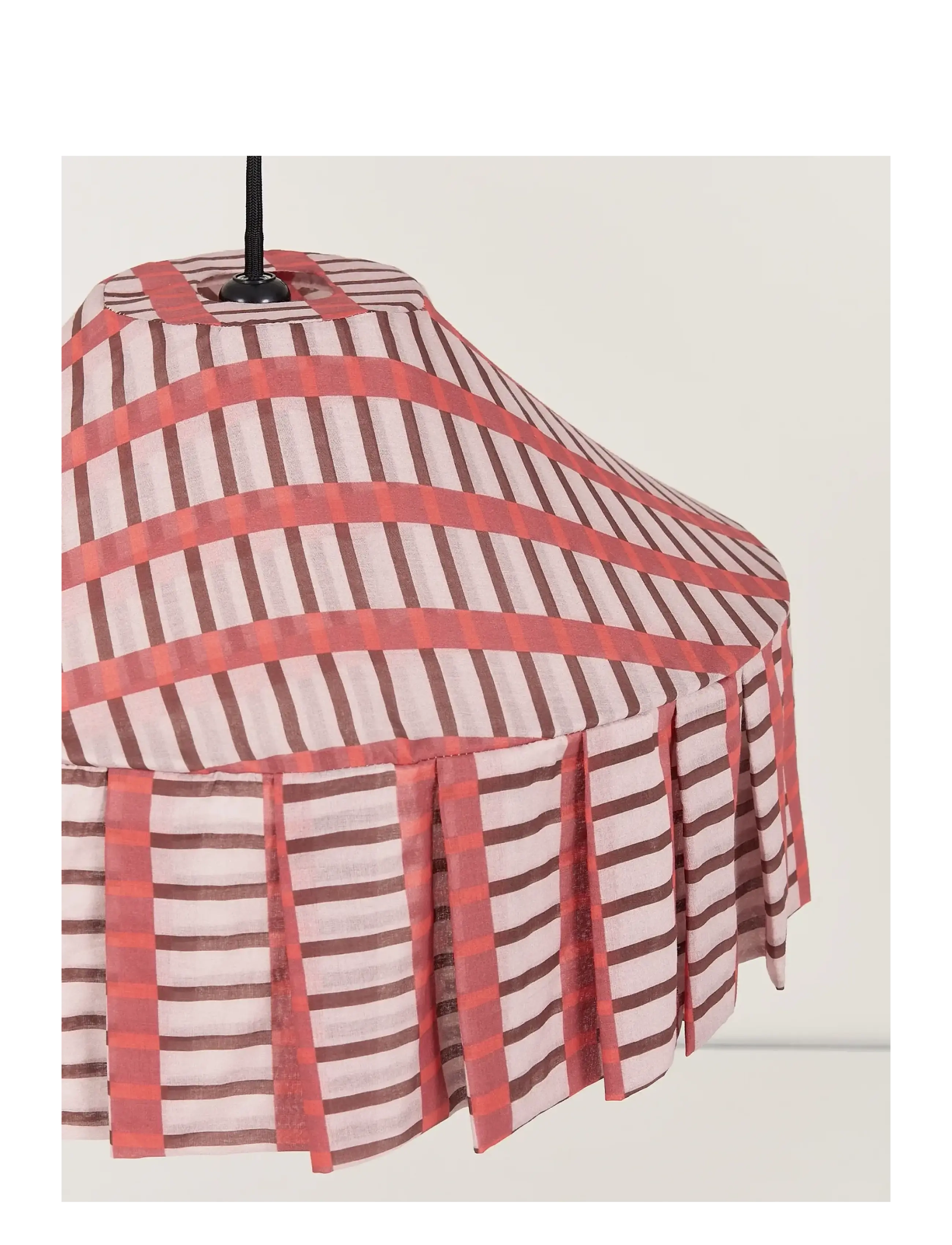 NOBODINOZ - Pendant lampshade diam. 50cm Nicole - hangandi loftljós - red brown mosaic - 3