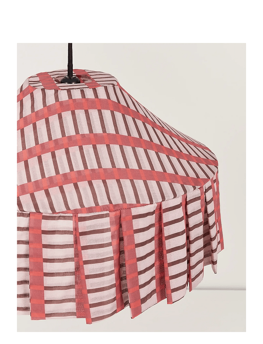 NOBODINOZ - Pendant lampshade diam. 50cm Nicole - hangandi loftljós - red brown mosaic - 3