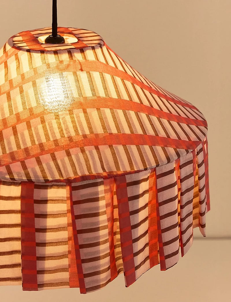NOBODINOZ - Pendant lampshade diam. 50cm Nicole - pendellampen - red brown mosaic - 5