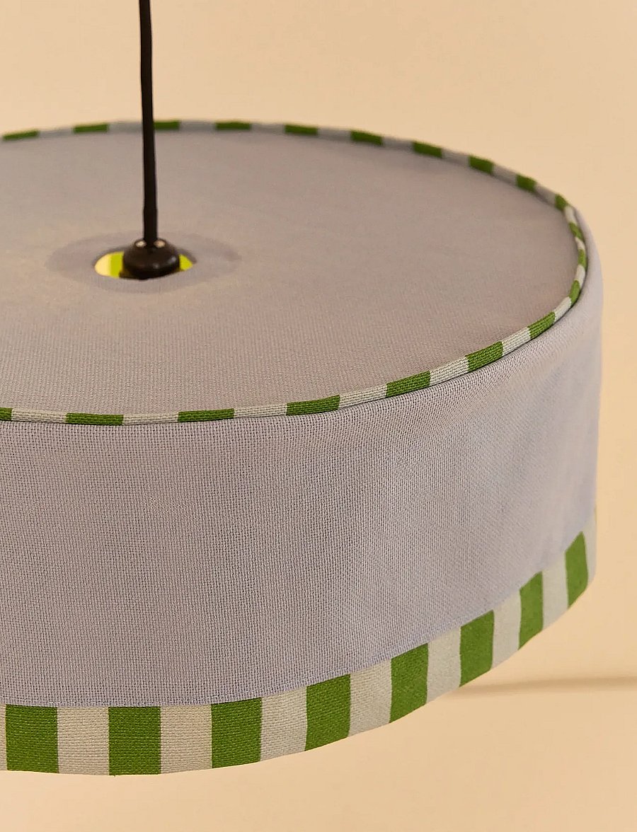 NOBODINOZ - Pendant lampshade diam. 50cm Paul - lýsing - baltic blue - 5