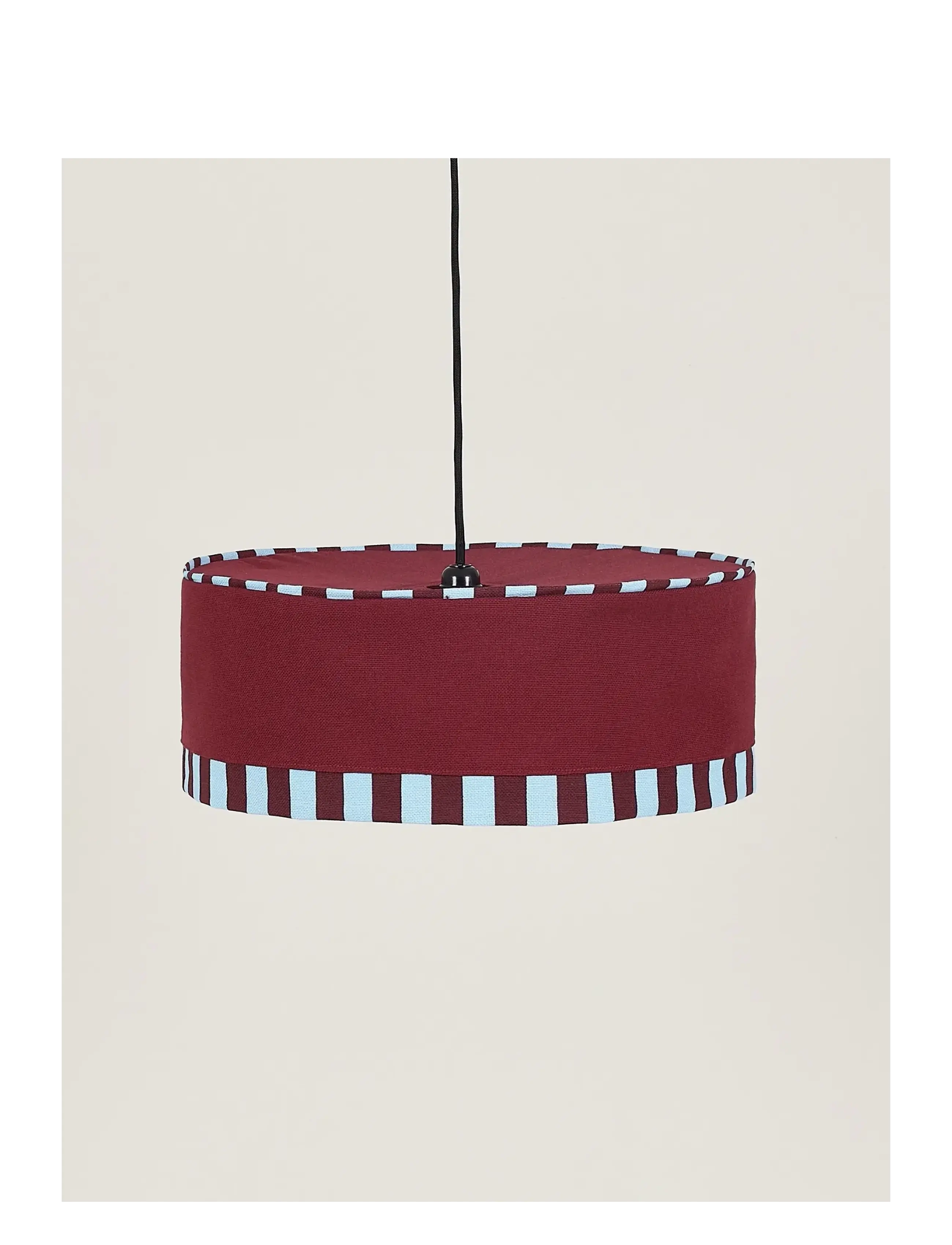 NOBODINOZ Pendant Lampshade Diam. 50Cm Paul, Loftlampe, Bordeaux, Str: ONE SIZE x 50