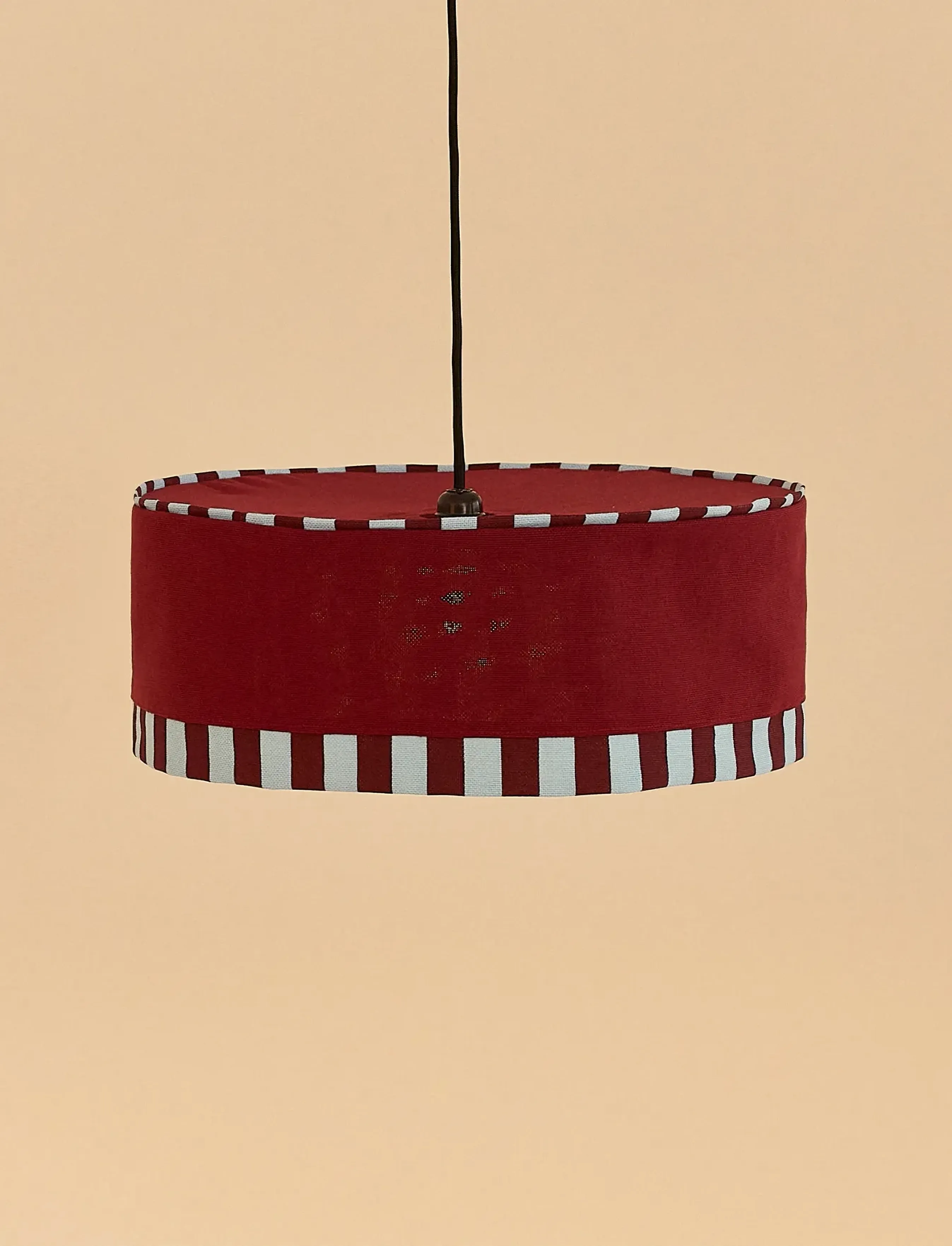 NOBODINOZ Pendant Lampshade Diam. 50Cm Paul, One Size x 50, Lighting, Burgunderrot - Ceiling Lamps, Kinder