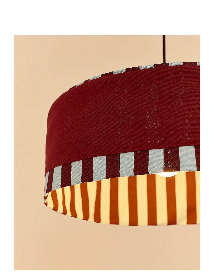 NOBODINOZ - Pendant lampshade diam. 50cm Paul - loftslamper - burnt red - 4
