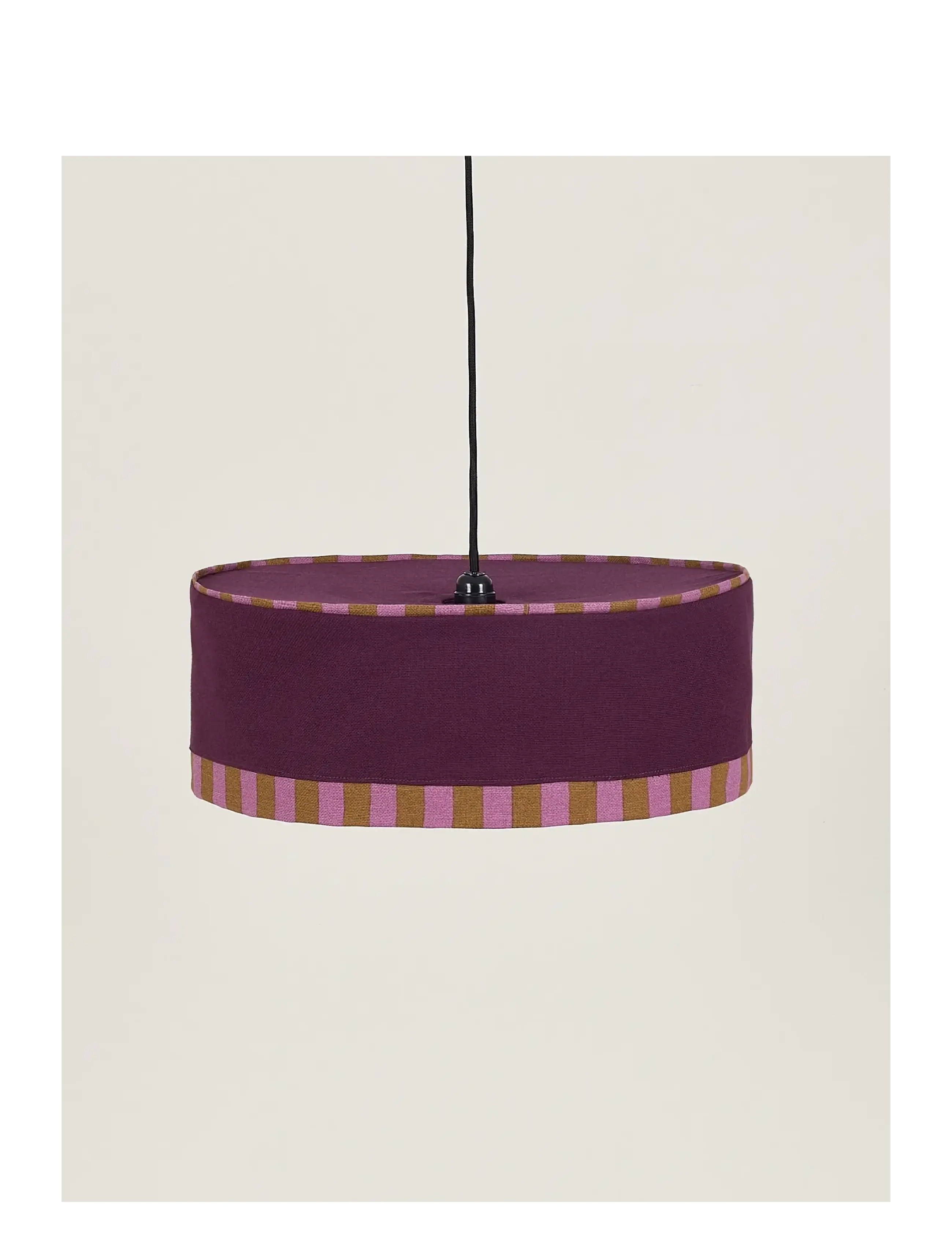 NOBODINOZ Pendant Lampshade Diam. 50Cm Paul, Loftlampe, Lila, Str: ONE SIZE x 50