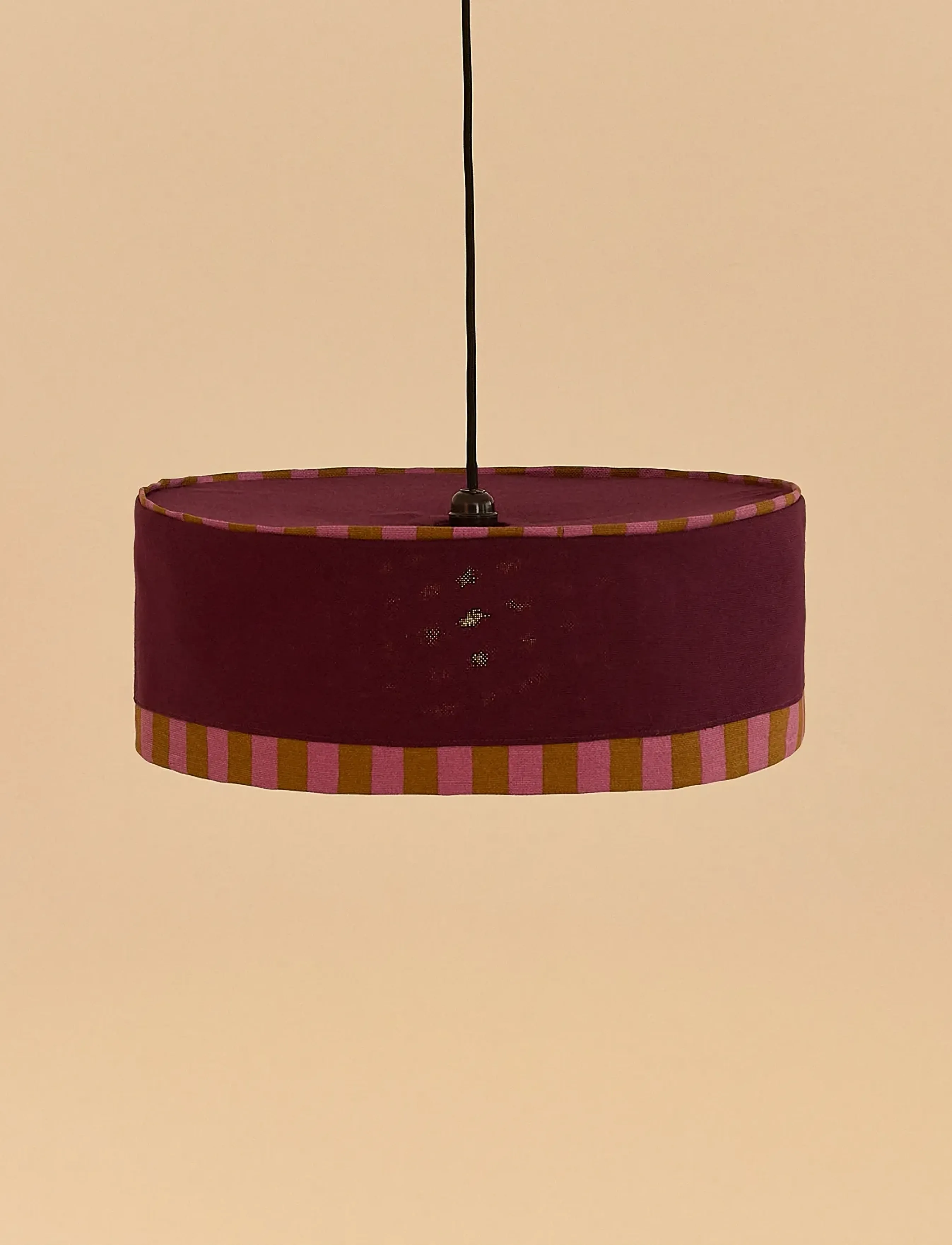 NOBODINOZ Pendant Lampshade Diam. 50Cm Paul, One Size x 50, Lighting, Lila - Ceiling Lamps, Kinder