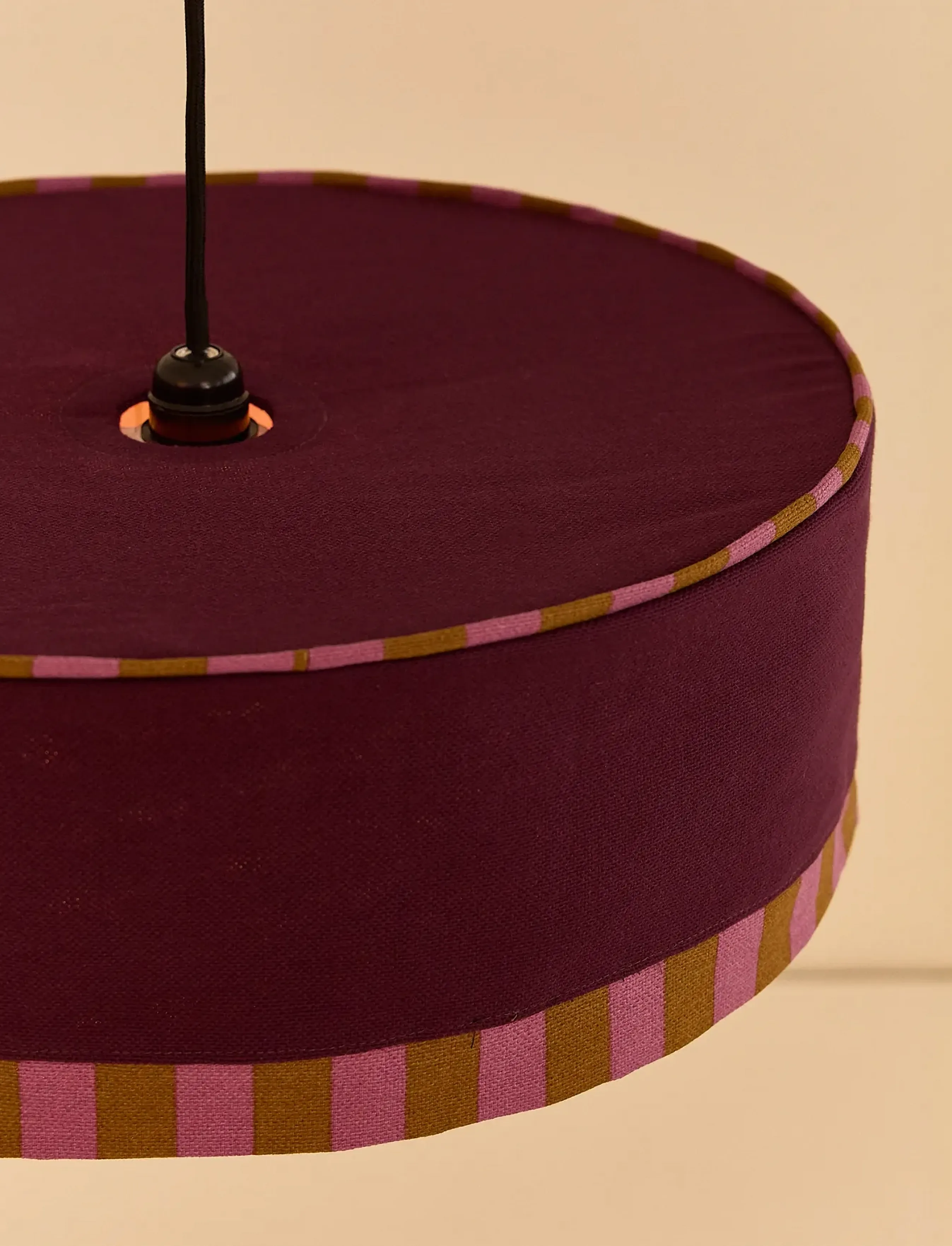 NOBODINOZ - Pendant lampshade diam. 50cm Paul - laevalgustid - prune - 4