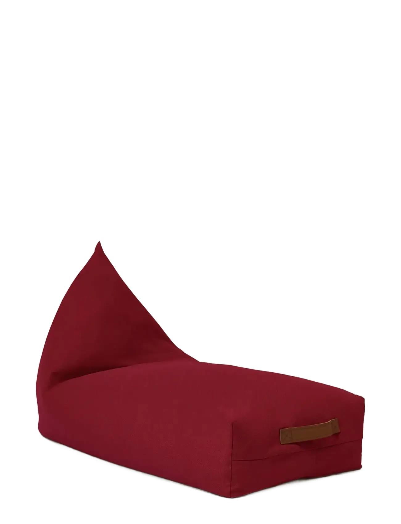 NOBODINOZ Long Beanbag Kid Size Oasis, Puffer, Bordeaux, Str: ONE SIZE