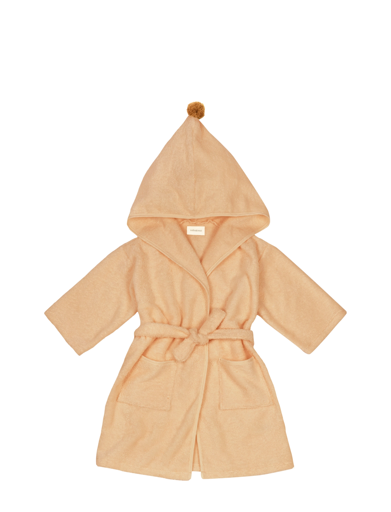 NOBODINOZ So Cute Bathrobe 42X66 5-7Y, Night & Underwear, Beige - Bathrobes, Kinder