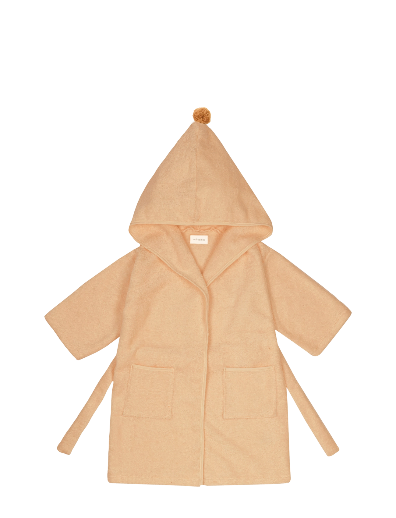 NOBODINOZ - SO CUTE BATHROBE 42X66 5-7Y - badekåber - camel - 1
