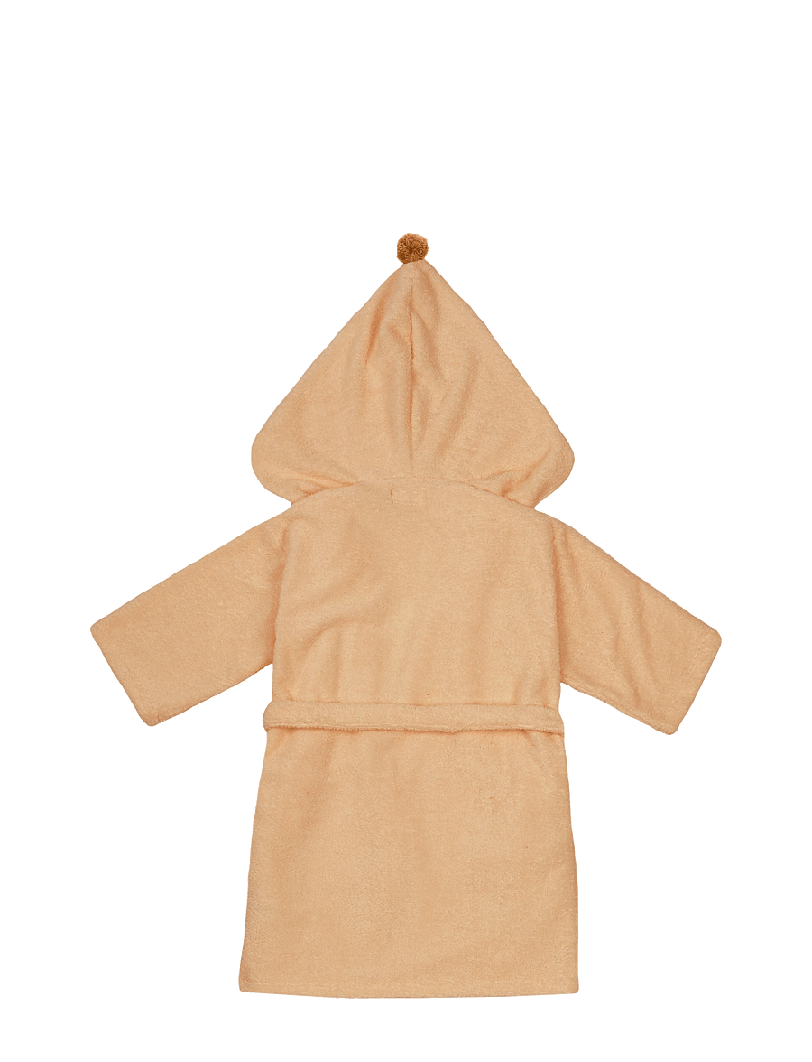 NOBODINOZ - SO CUTE BATHROBE 42X66 5-7Y - bademäntel - camel - 2