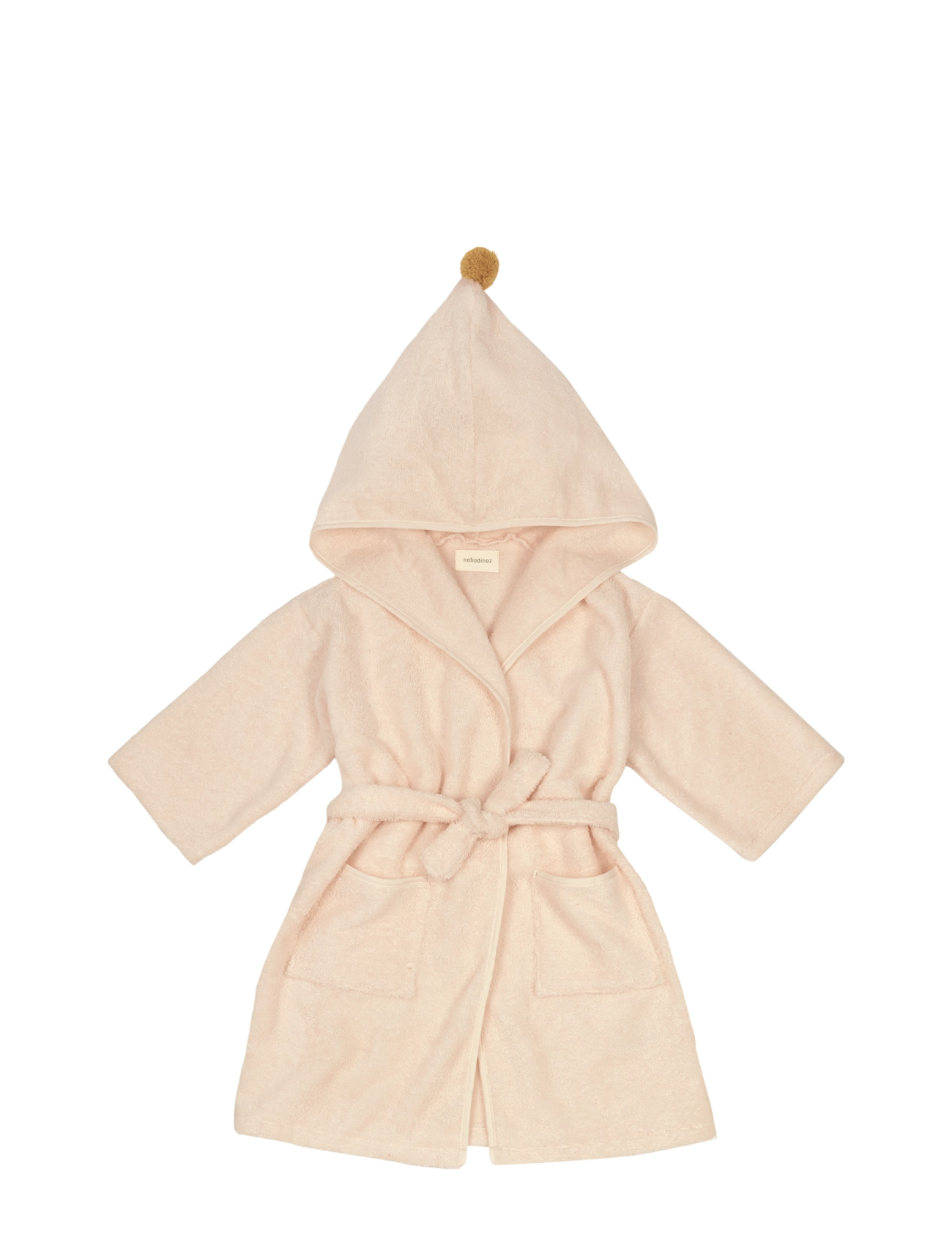 NOBODINOZ So Cute Bathrobe 42X66 5-7Y, Night & Underwear, Beige - Bathrobes, Kinder