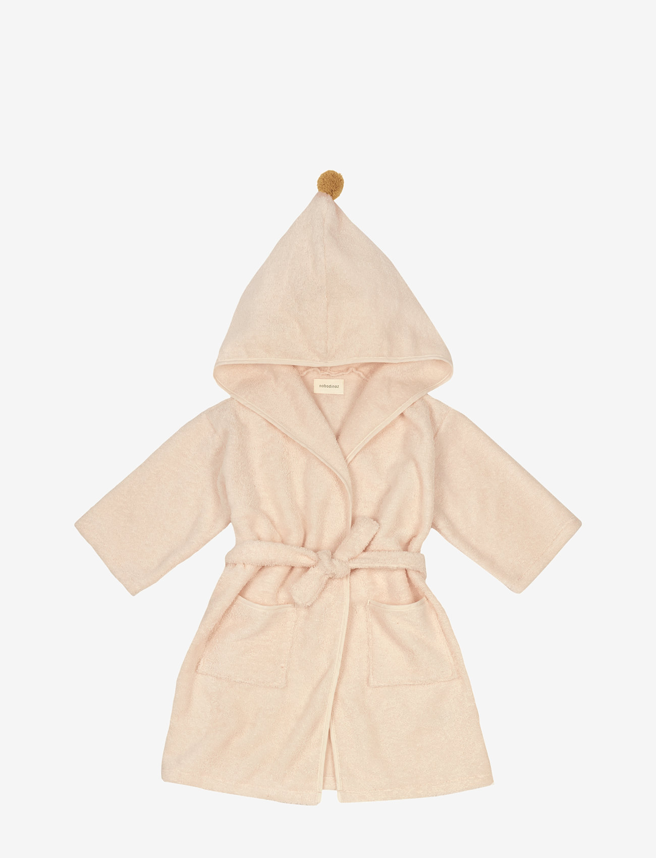 NOBODINOZ - SO CUTE BATHROBE 42X66 5-7Y - bathrobes - latte - 0