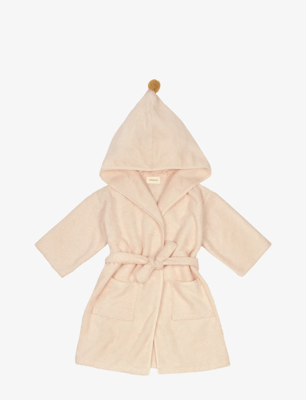 NOBODINOZ - SO CUTE BATHROBE 42X66 5-7Y - badjassen - latte - 0