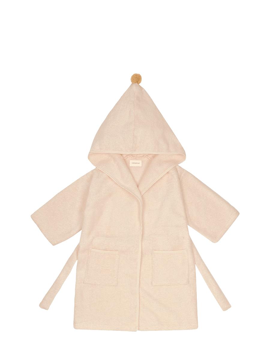 NOBODINOZ - SO CUTE BATHROBE 42X66 5-7Y - peldmēteļi - latte - 1