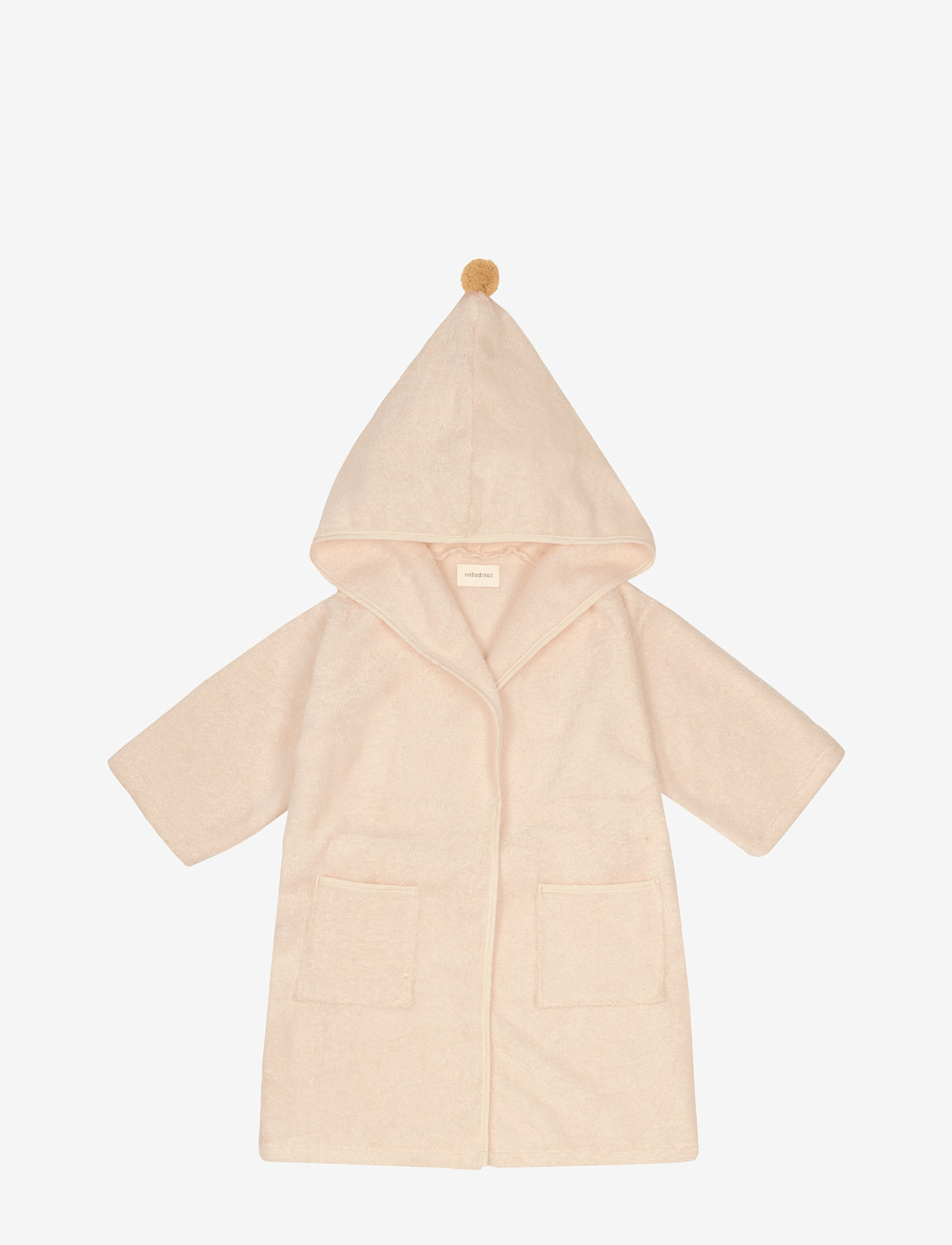 NOBODINOZ - SO CUTE BATHROBE 42X66 5-7Y - bathrobes - latte - 2