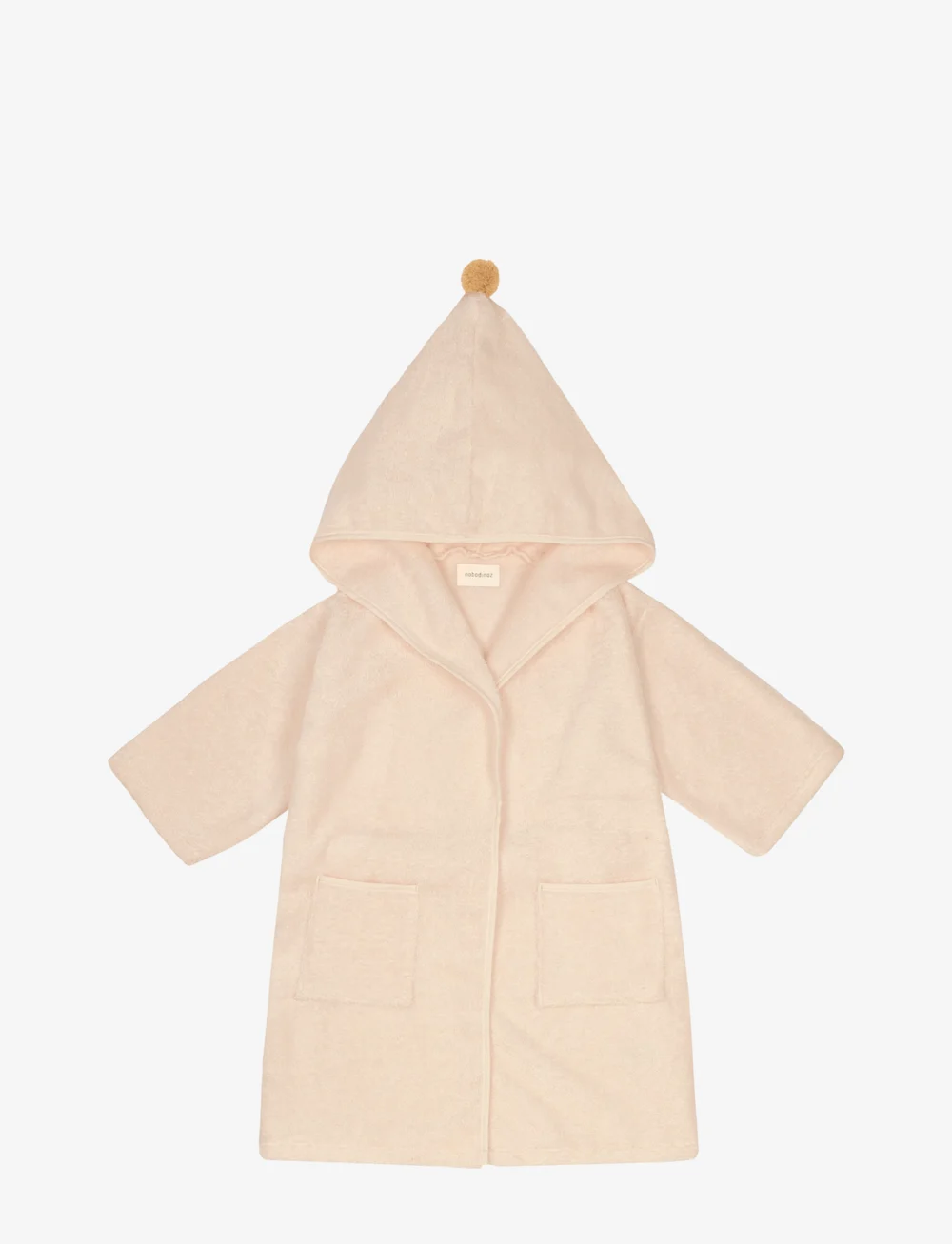 NOBODINOZ - SO CUTE BATHROBE 42X66 5-7Y - badjassen - latte - 2