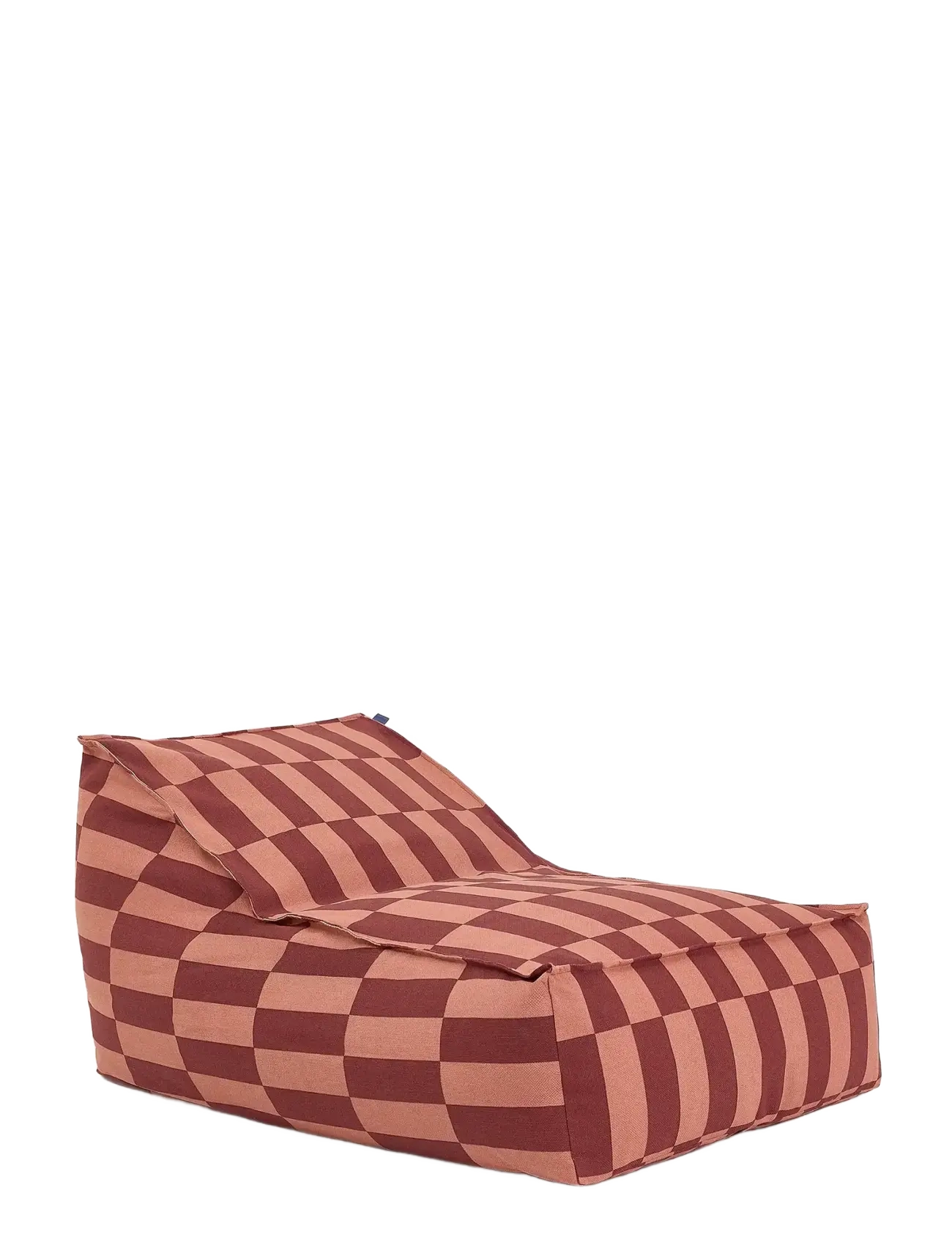 NOBODINOZ Long beanbag - adult size - Vibes - Möbler - MAROON TILES / multi