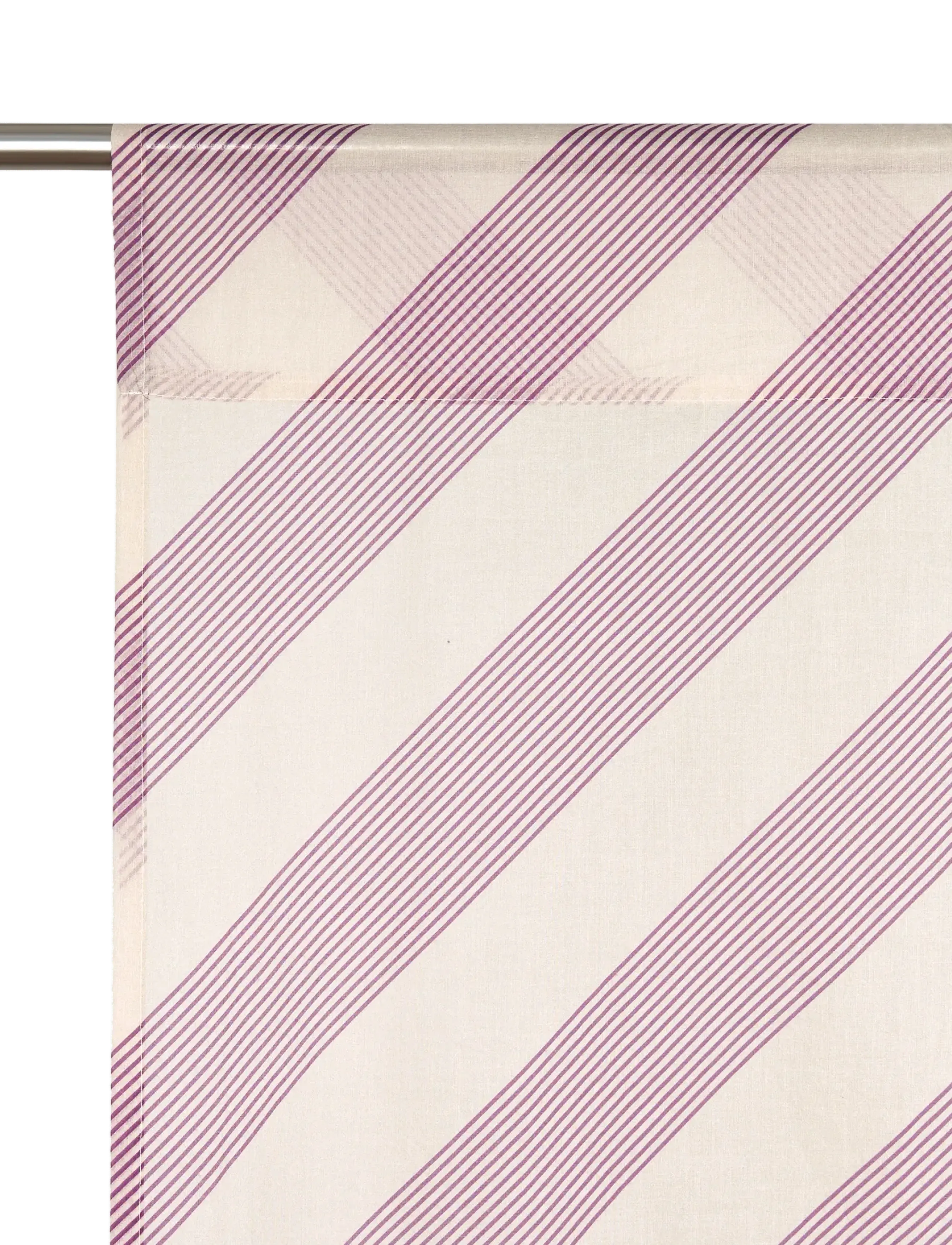 NOBODINOZ Sheer Coton Voile Curtain Wendy, One Size x 280, Curtains, Lila - Long Homeware