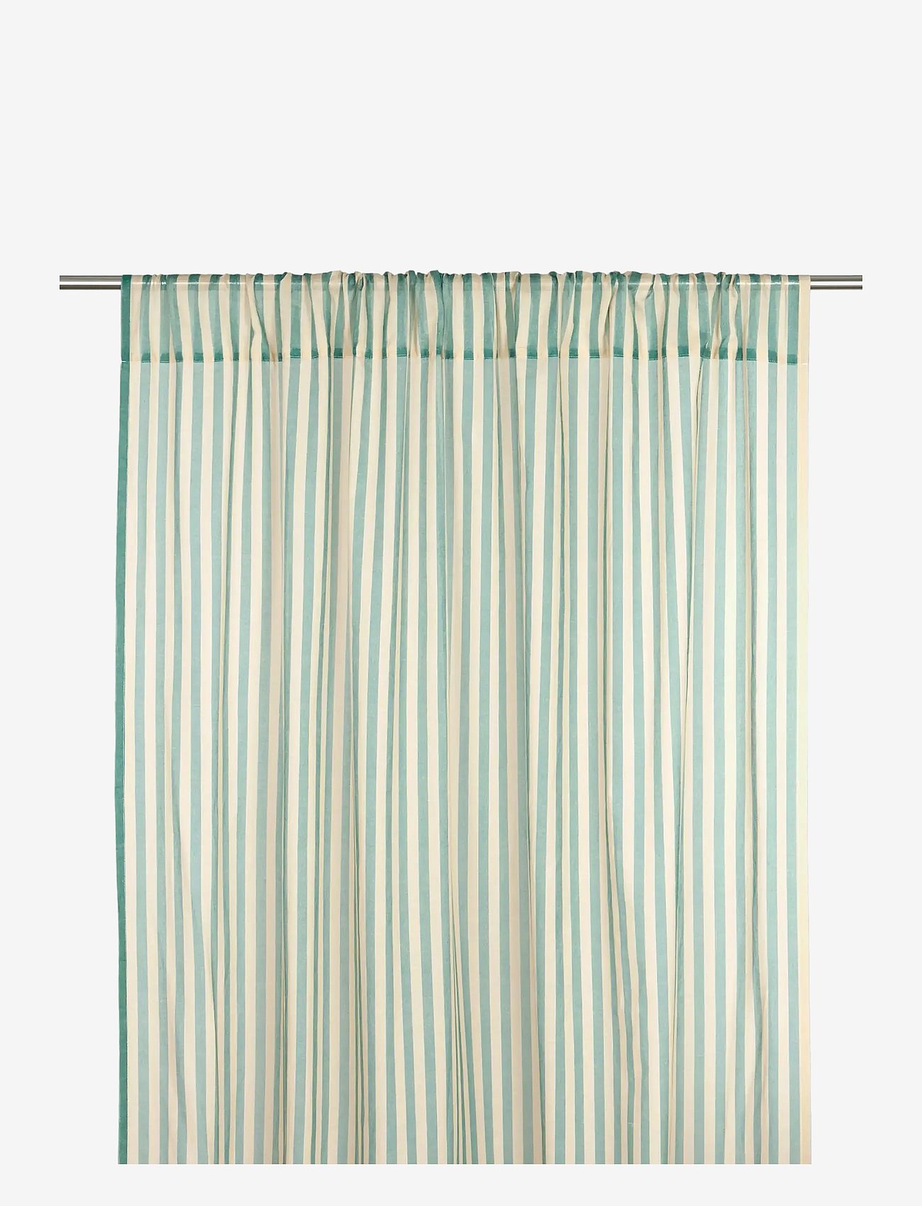 NOBODINOZ Sheer Coton Voile Curtain Wendy - Green - ONE SIZE x 280