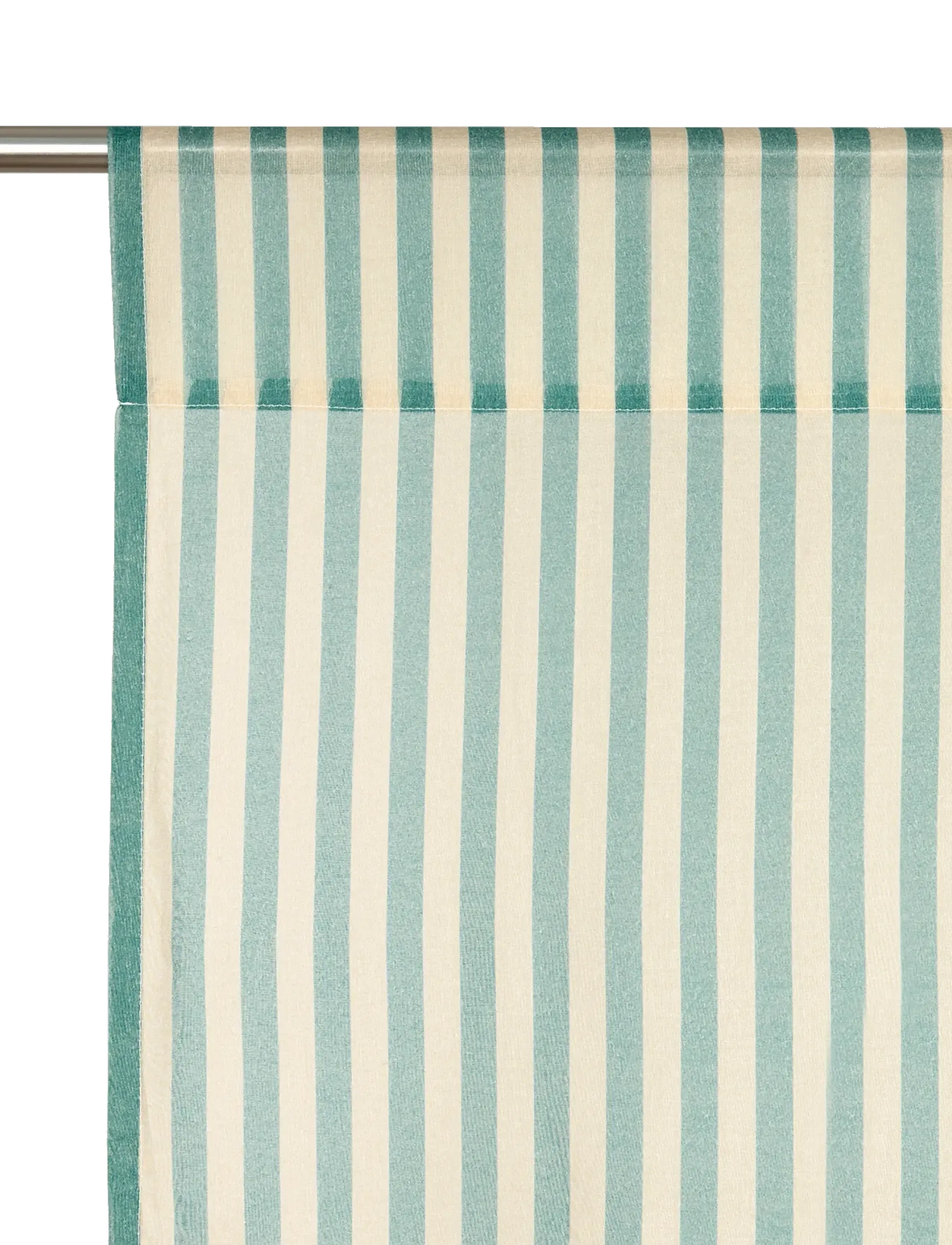 NOBODINOZ Sheer Coton Voile Curtain Wendy, One Size x 280, Curtains, Grün - Long Homeware