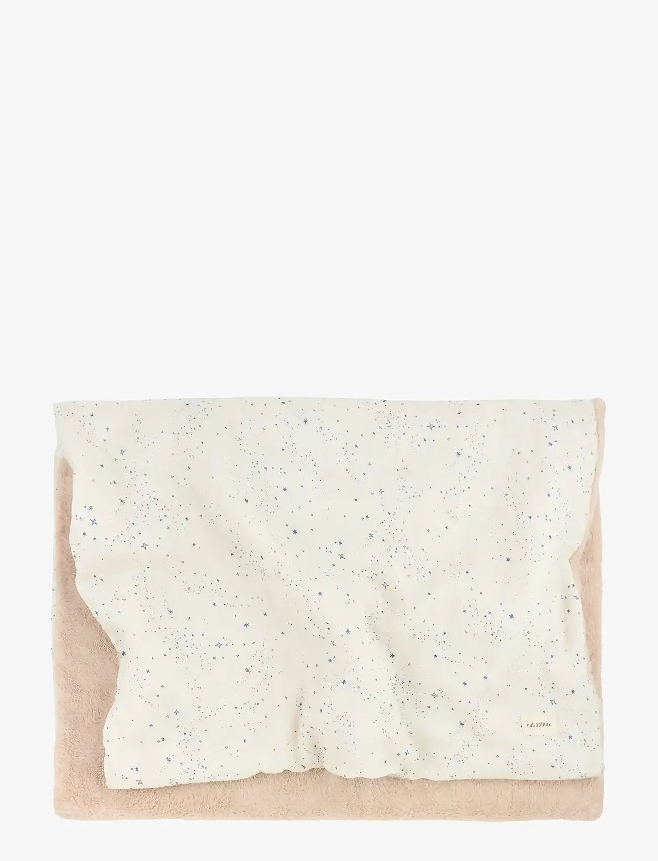 NOBODINOZ - Winter blanket in washed double muslin Wabi-Sabi - decken - blue milky way - 1
