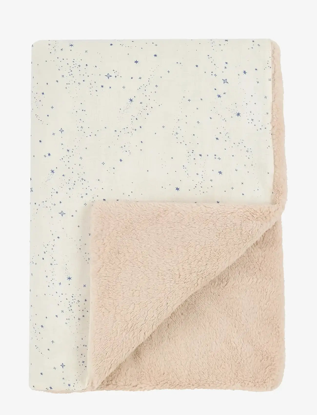 NOBODINOZ - Winter blanket in washed double muslin Wabi-Sabi - decken - blue milky way - 3
