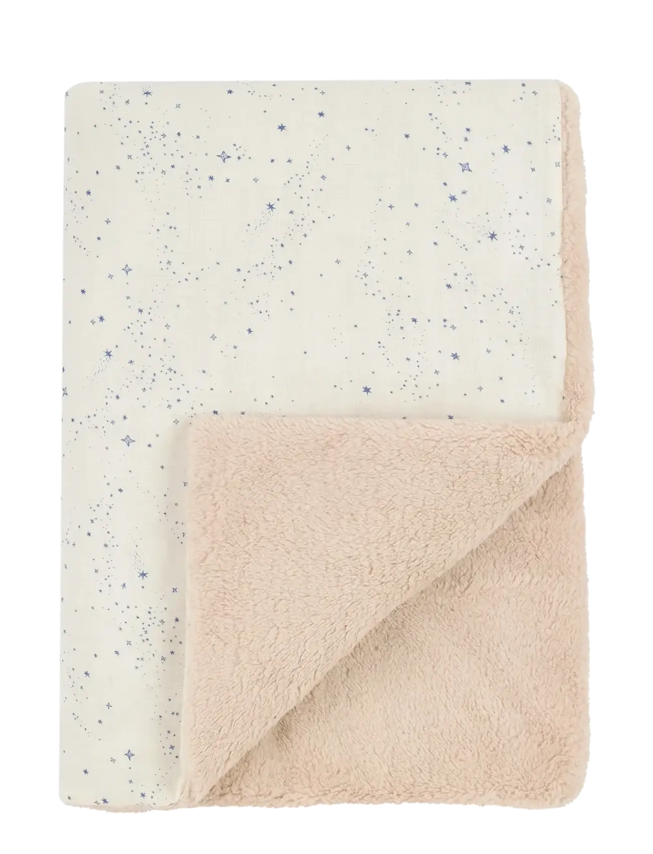 NOBODINOZ - Winter blanket in washed double muslin Wabi-Sabi - decken - blue milky way - 3