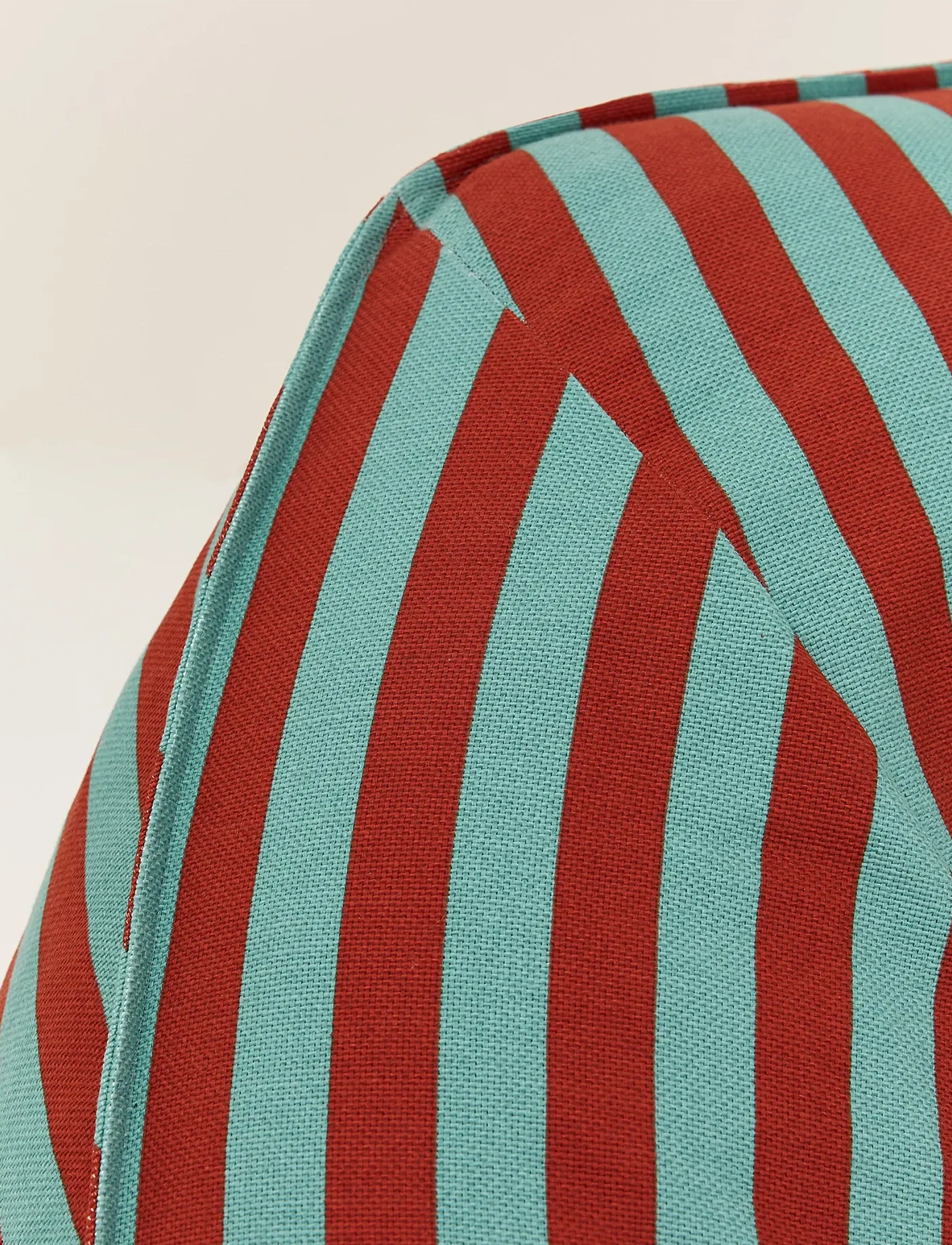 NOBODINOZ - Armchair beanbag - adult size - Ziggy - red teal green stripes - 3