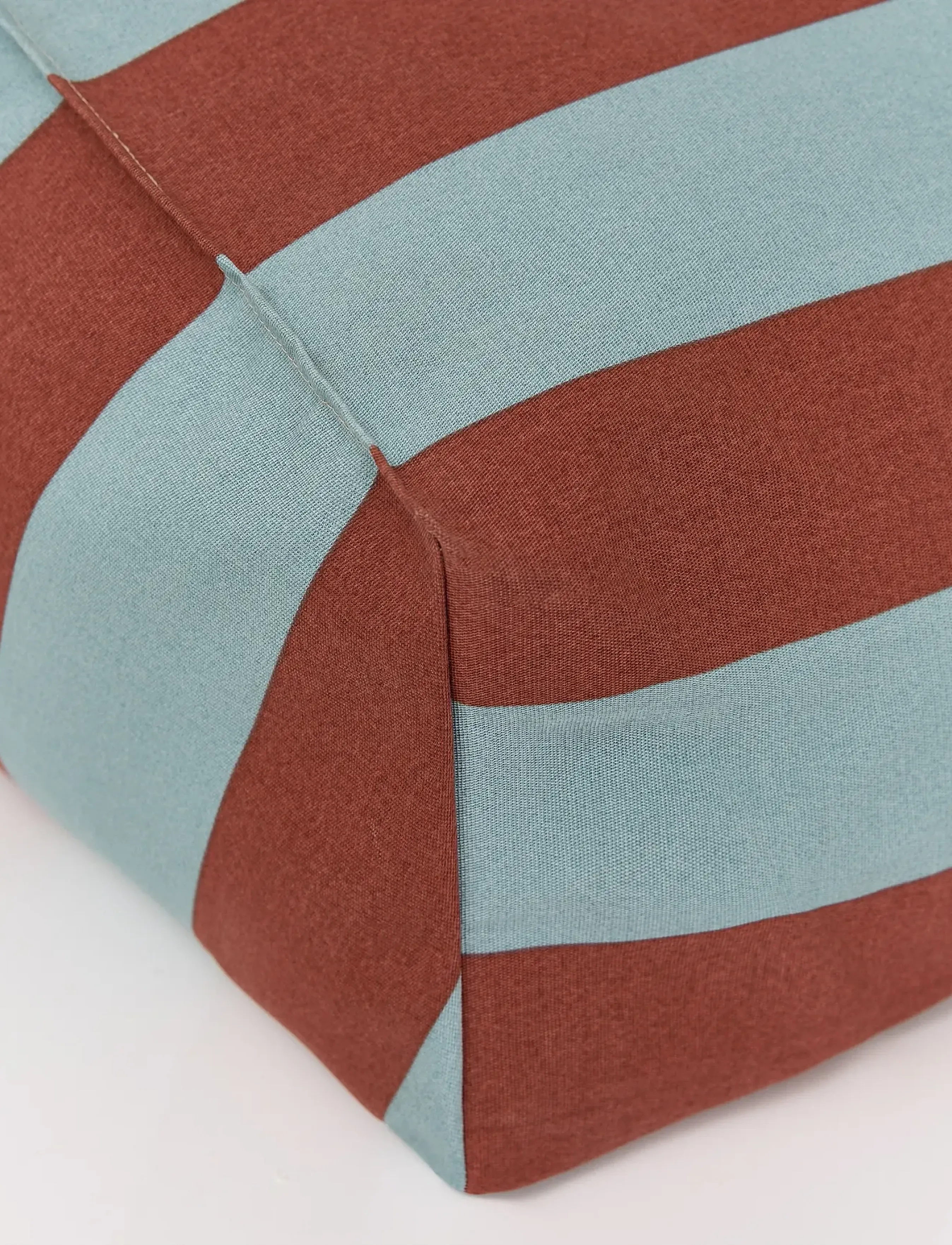 NOBODINOZ - Outdoor armchair beanbag - kid size - Vibes - outdoor furniture - toffee blue stripes - 5