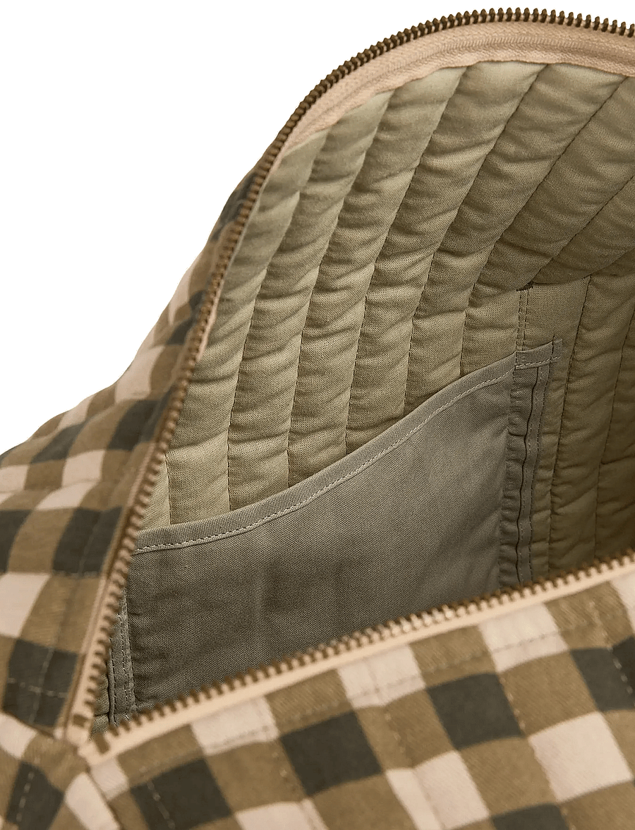 NOBODINOZ - Weekend bag Hyde Park - skiptitöskur - green checks - 1