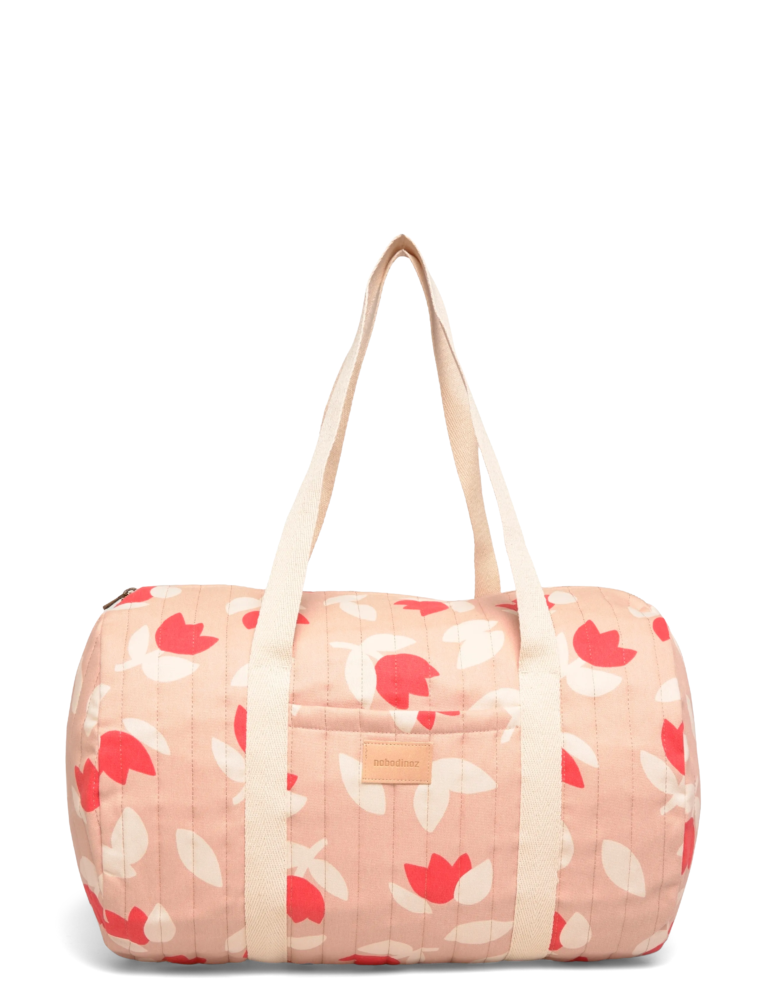 NOBODINOZ Weekend bag Hyde Park - Terveys & hygienia - RED TULIPS / pink/rose