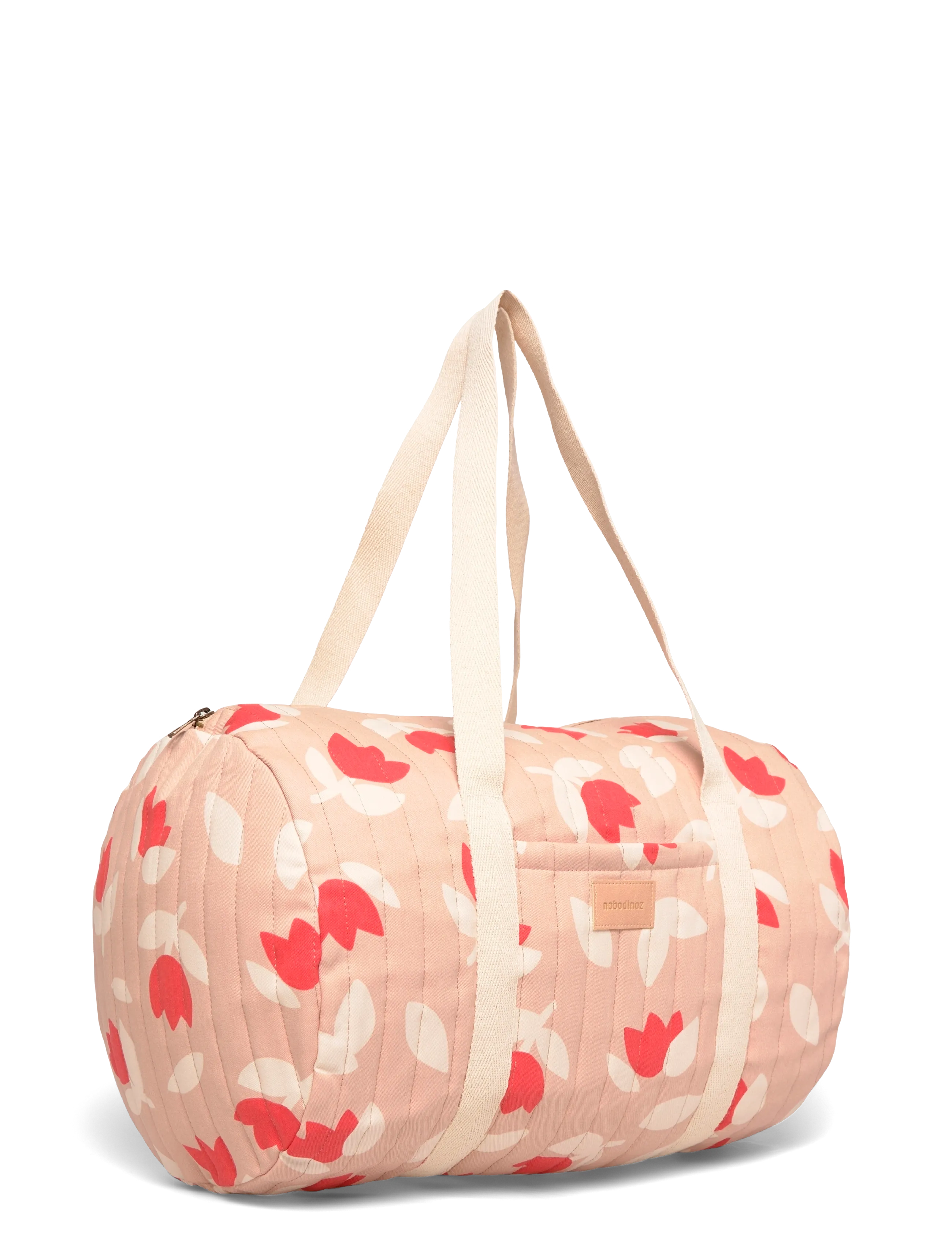 NOBODINOZ - Weekend bag Hyde Park - luiertassen - red tulips - 2