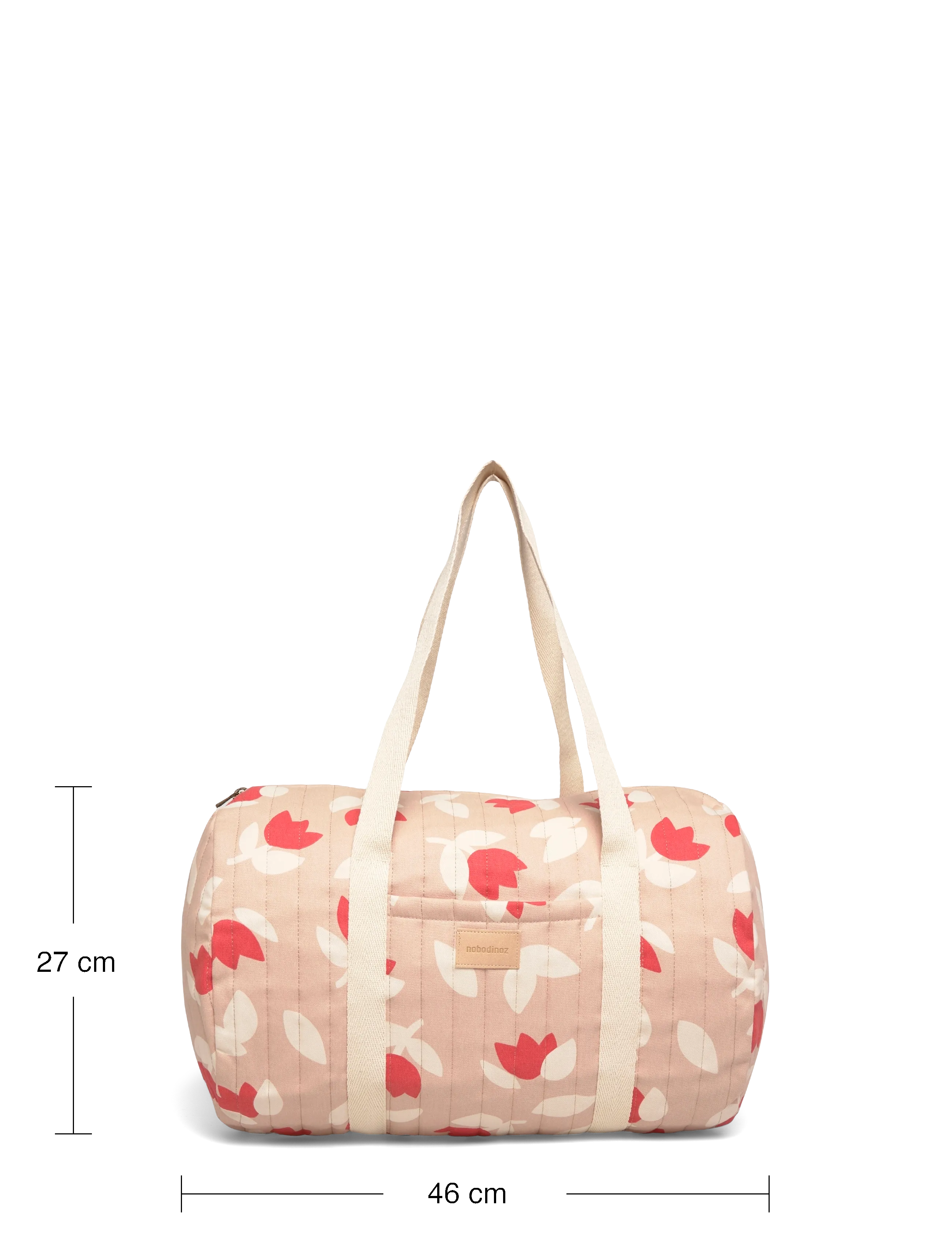 NOBODINOZ - Weekend bag Hyde Park - luiertassen - red tulips - 3