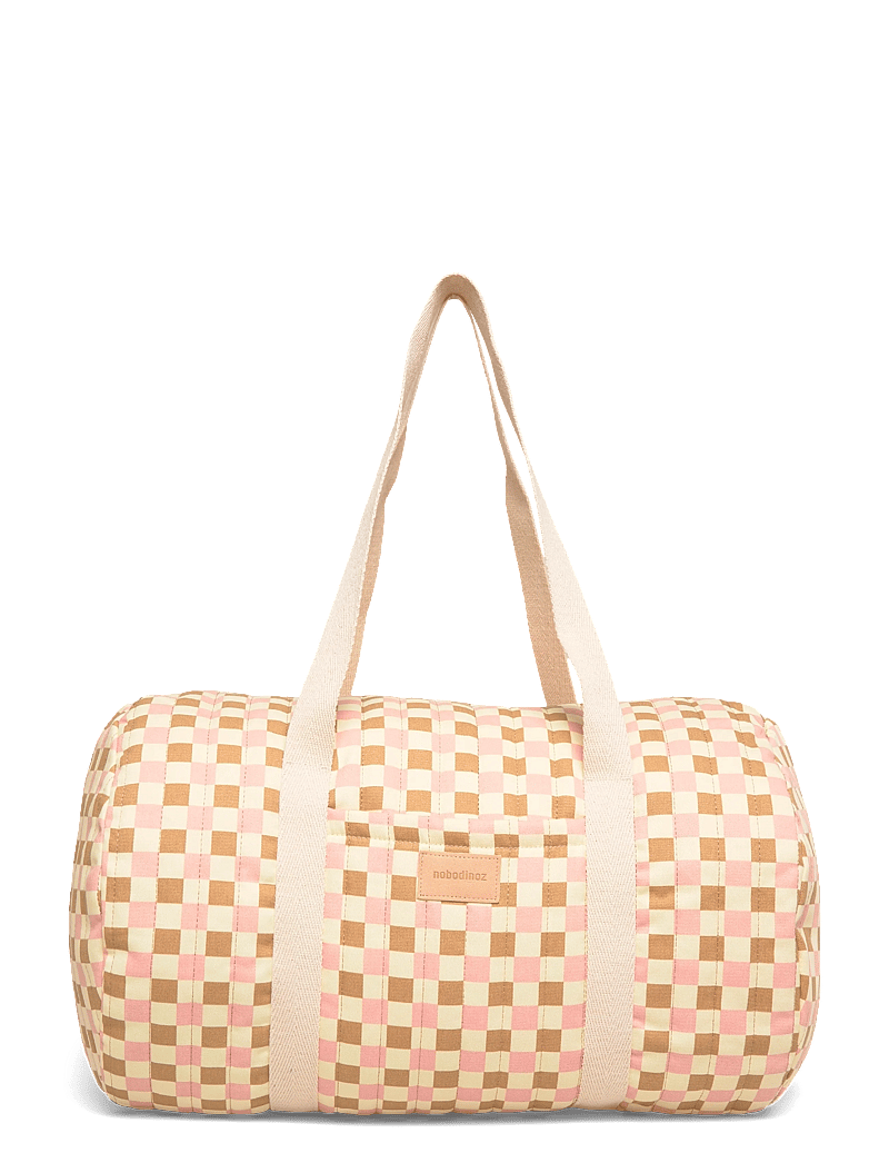 NOBODINOZ - Weekend bag Hyde Park - wickeltaschen - yellow pink mosaic - 0