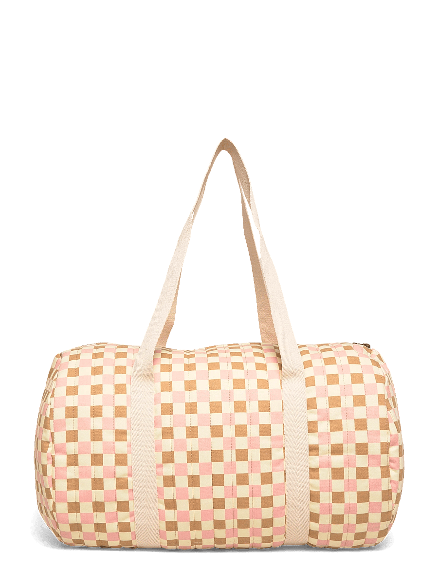 NOBODINOZ - Weekend bag Hyde Park - wickeltaschen - yellow pink mosaic - 1