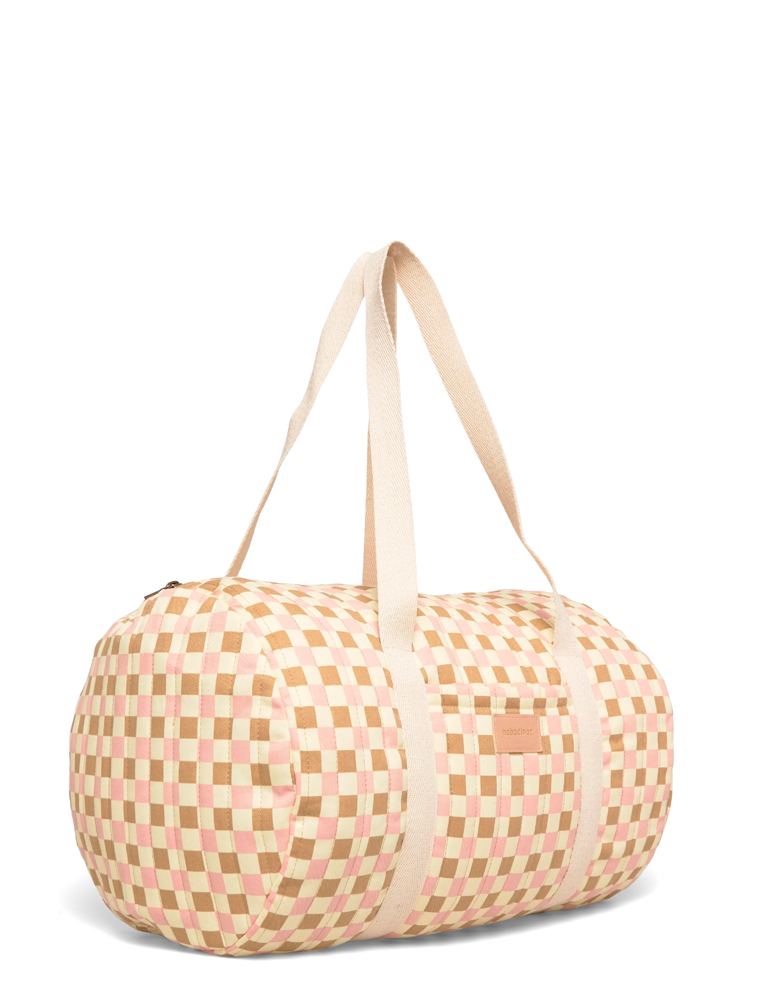 NOBODINOZ - Weekend bag Hyde Park - changing bags - yellow pink mosaic - 2