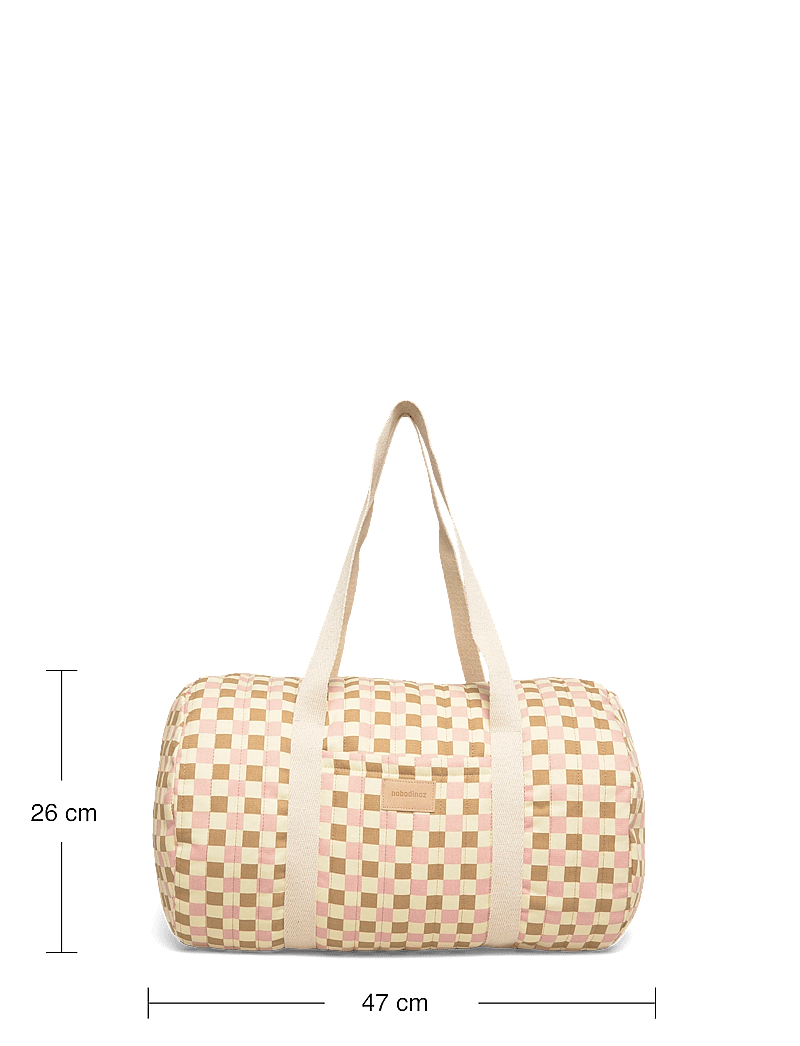 NOBODINOZ - Weekend bag Hyde Park - wickeltaschen - yellow pink mosaic - 3
