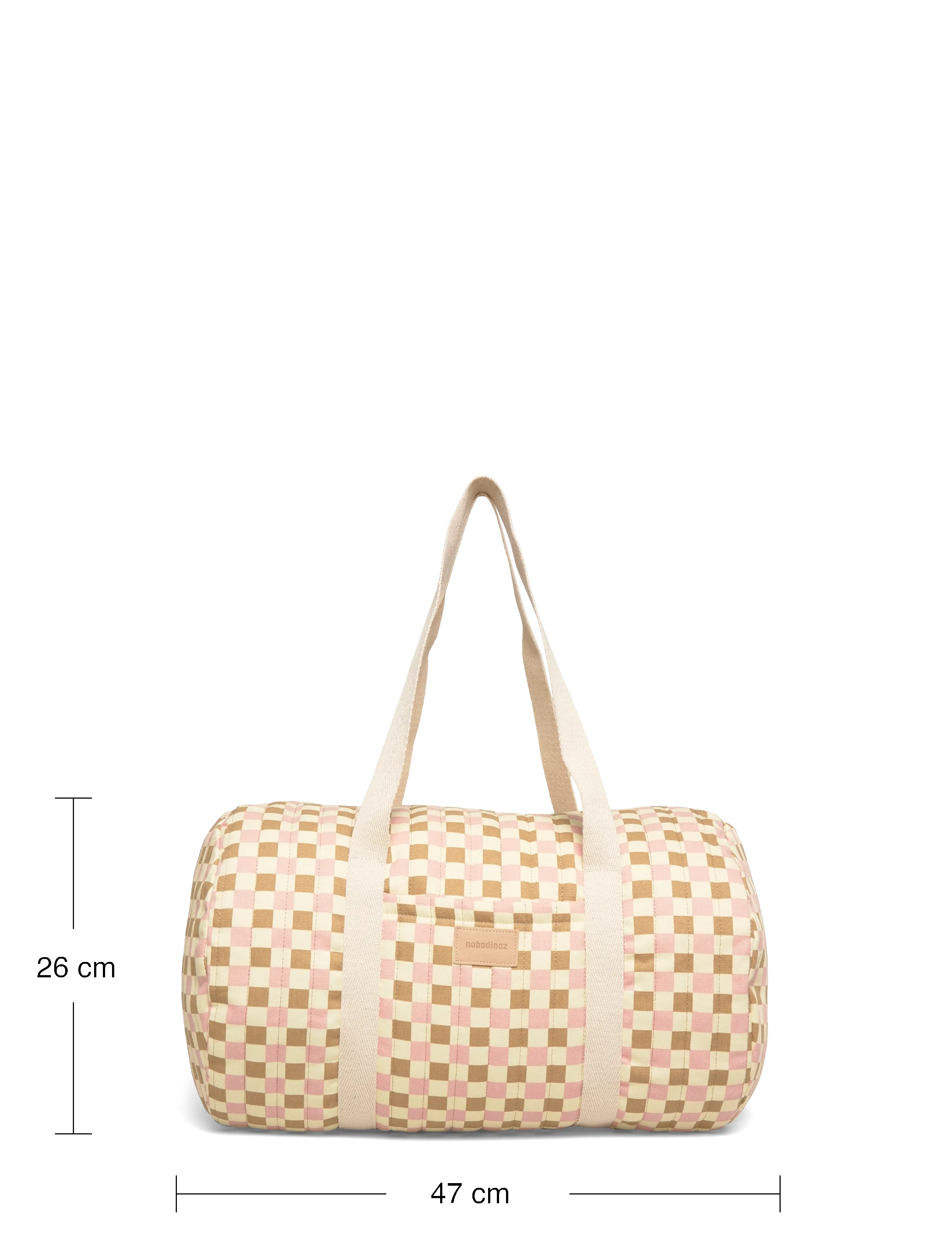 NOBODINOZ - Weekend bag Hyde Park - changing bags - yellow pink mosaic - 3
