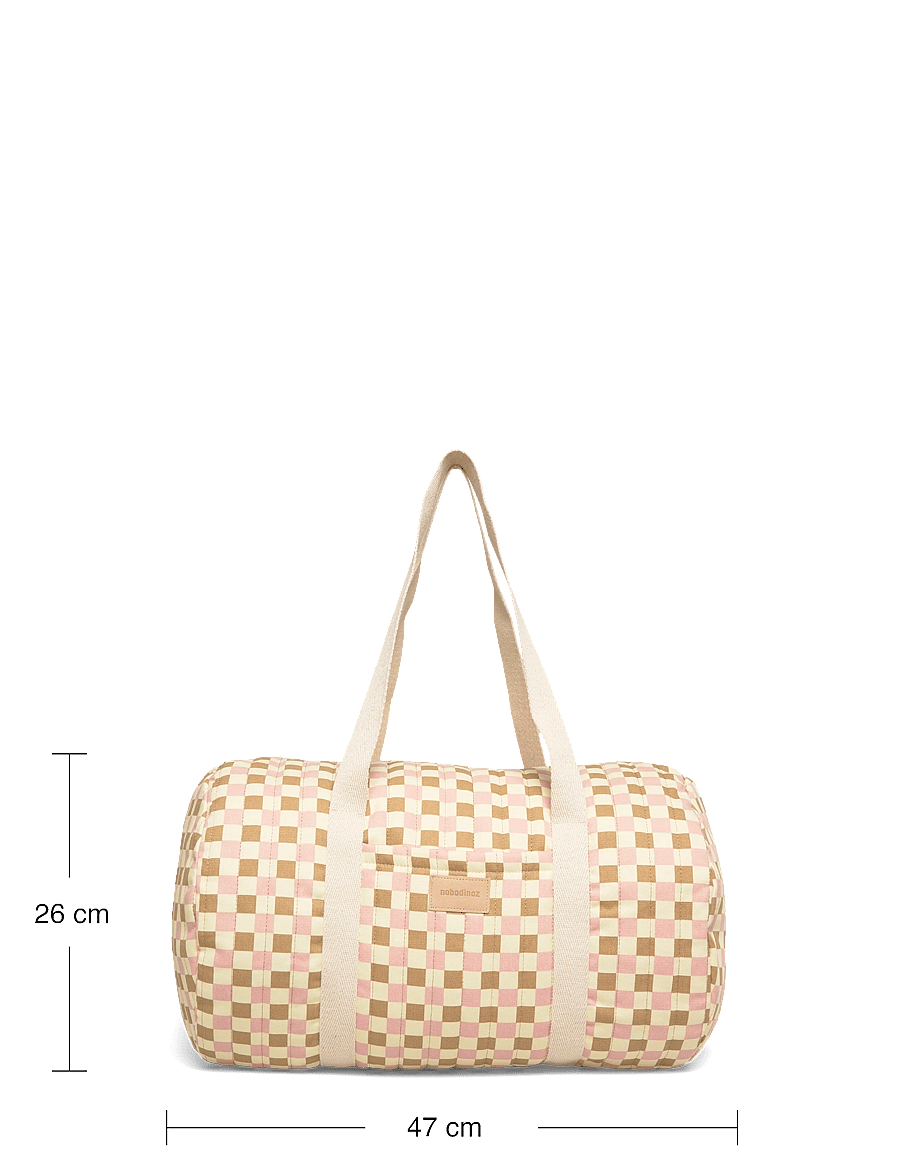 NOBODINOZ - Weekend bag Hyde Park - wickeltaschen - yellow pink mosaic - 3